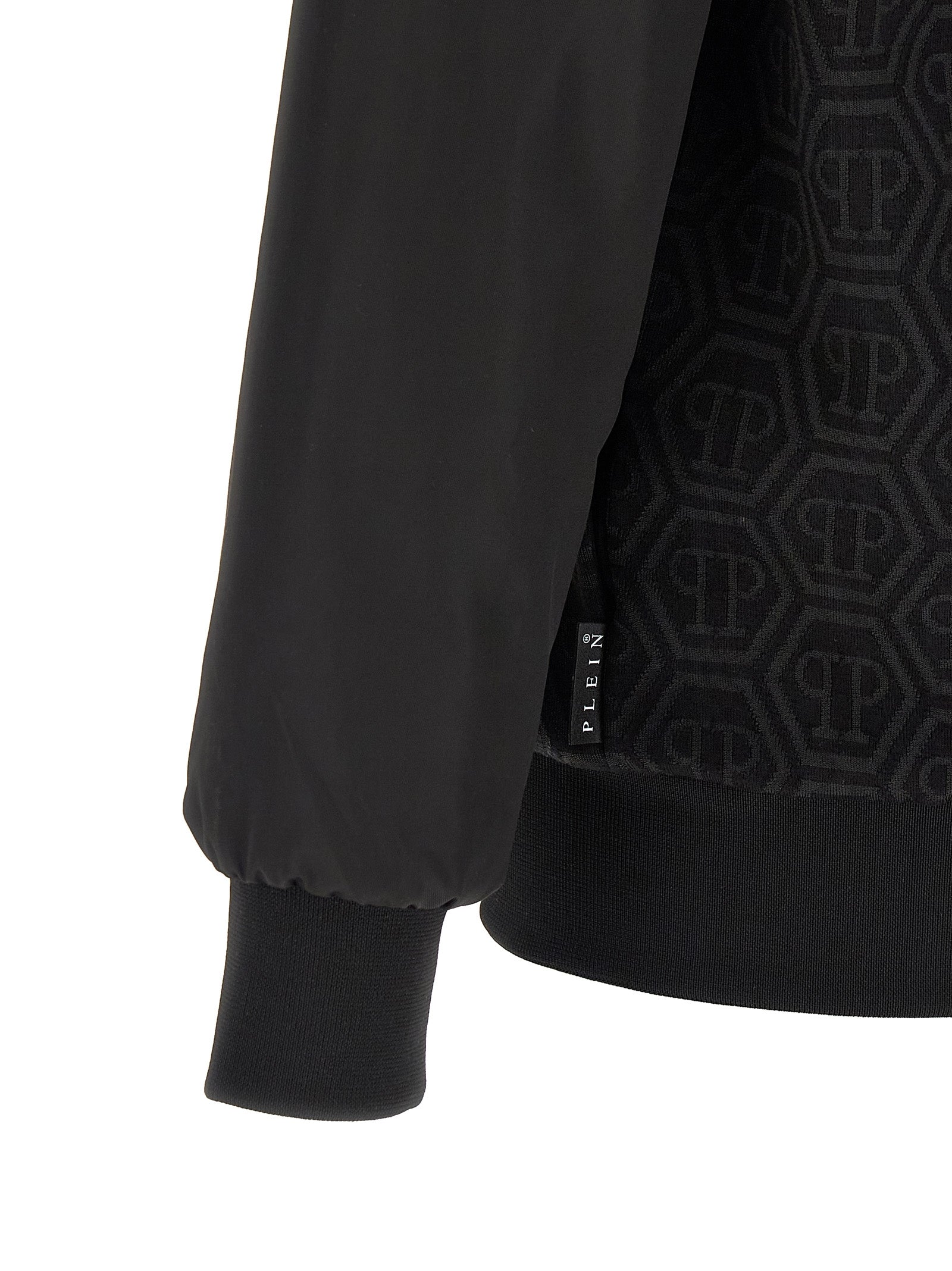 Philipp Plein Black Cotton Sweatshirt