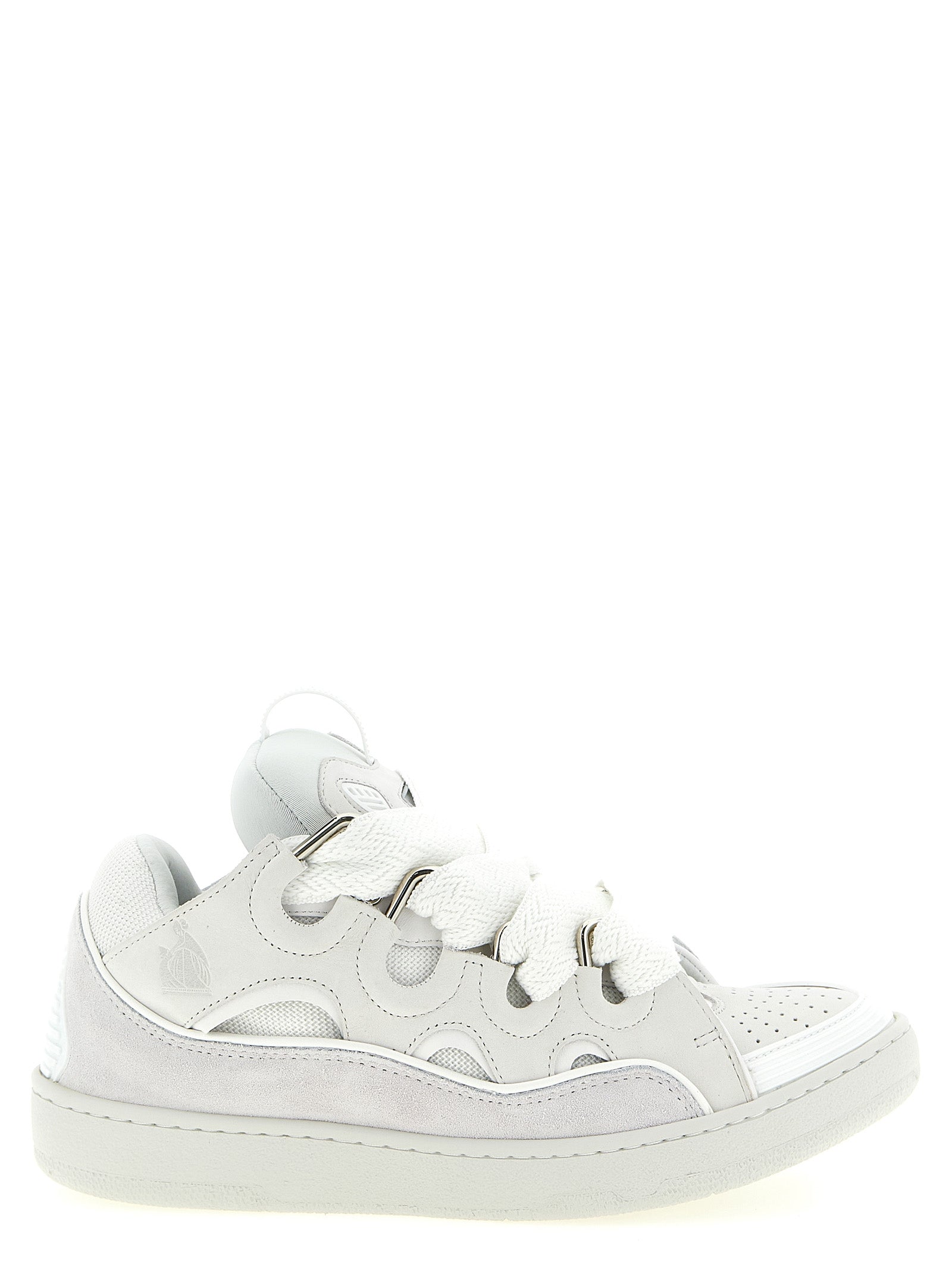 Lanvin White Calfskin Chunky Sneakers