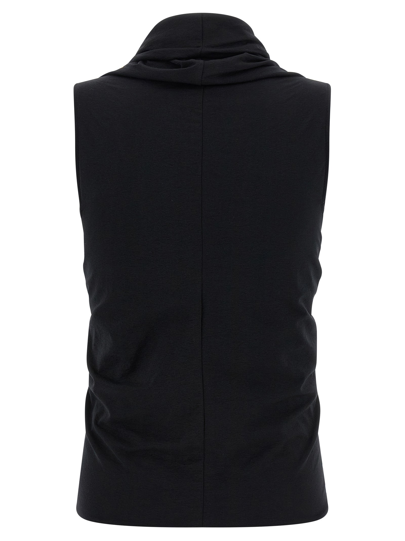 Rick Owens Black Cotton Tank Tops