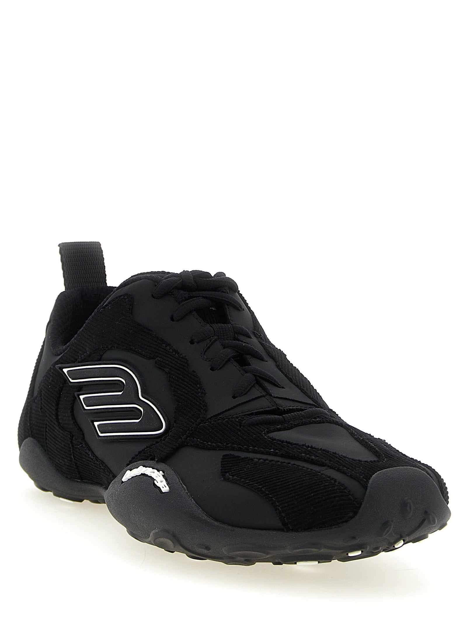 Balenciaga Black Polyester Athletic Sneakers
