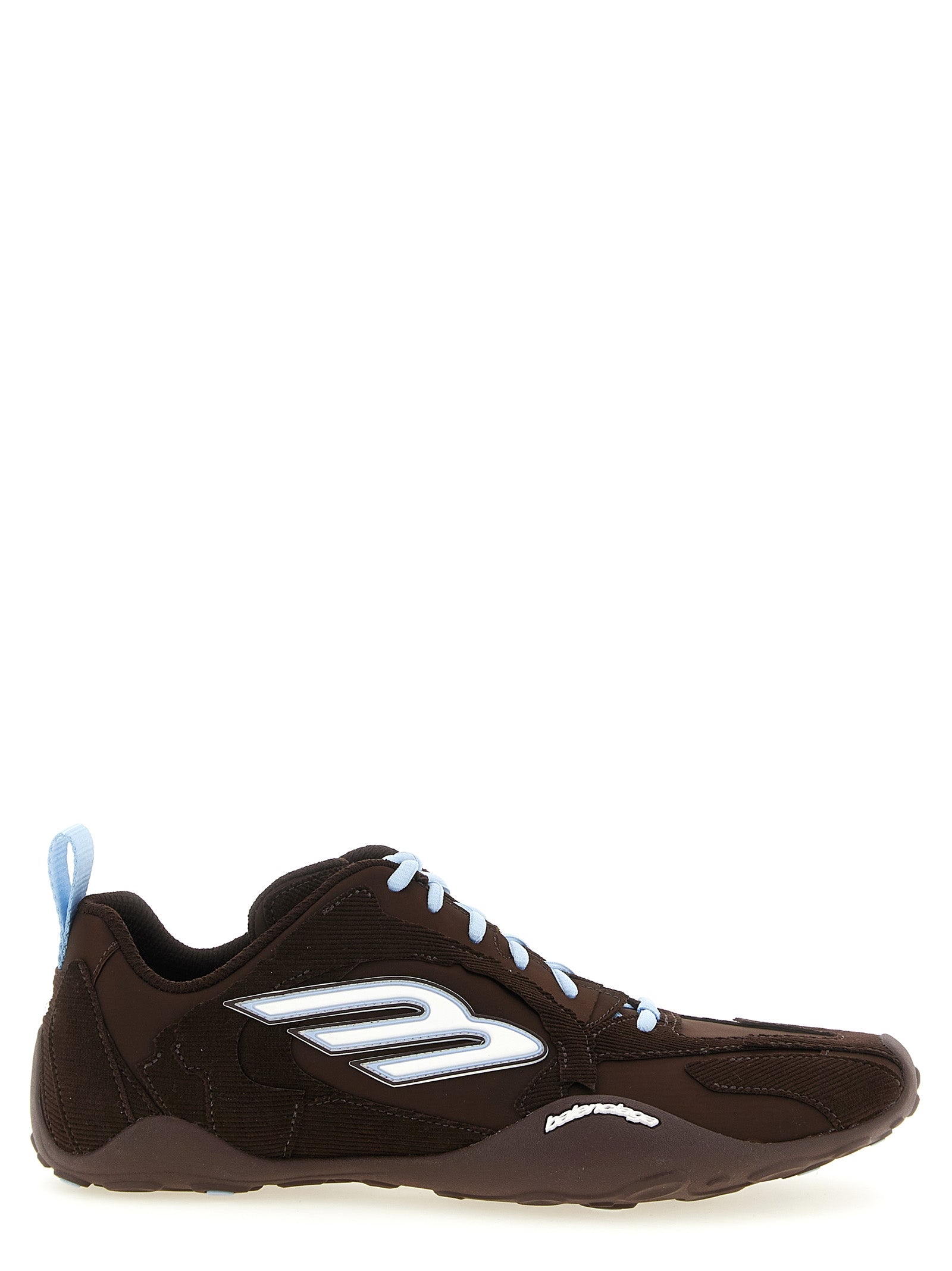 Balenciaga Brown Polyester Athletic Sneakers