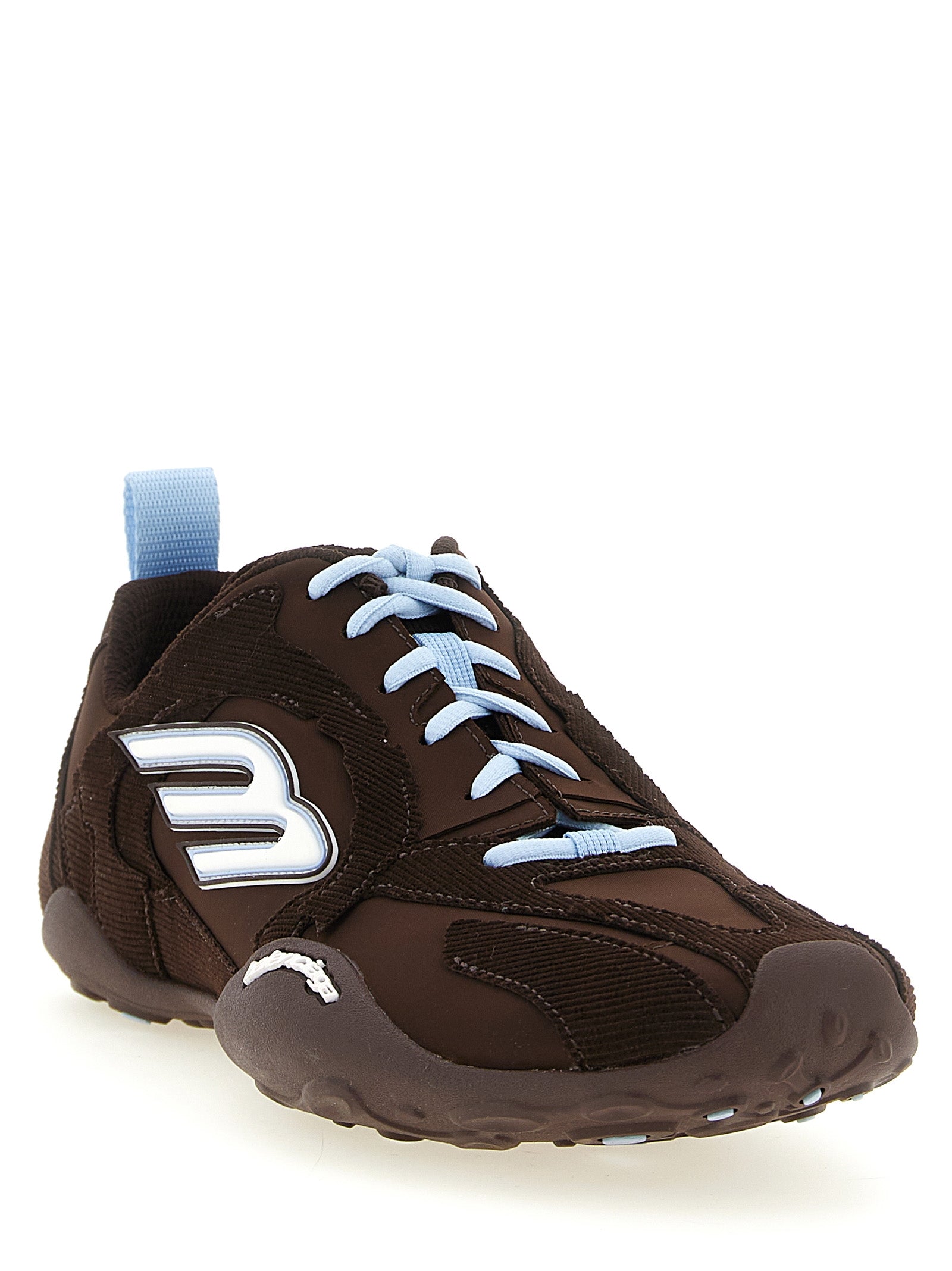Balenciaga Brown Polyester Athletic Sneakers