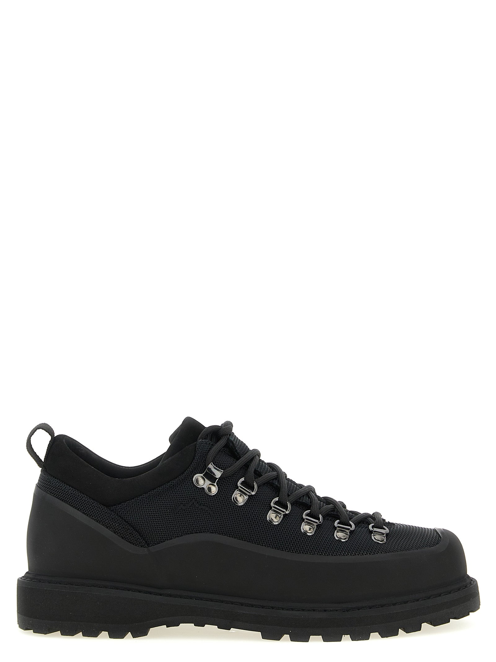 Diemme Black Lug Sole Lace Up Work Shoe