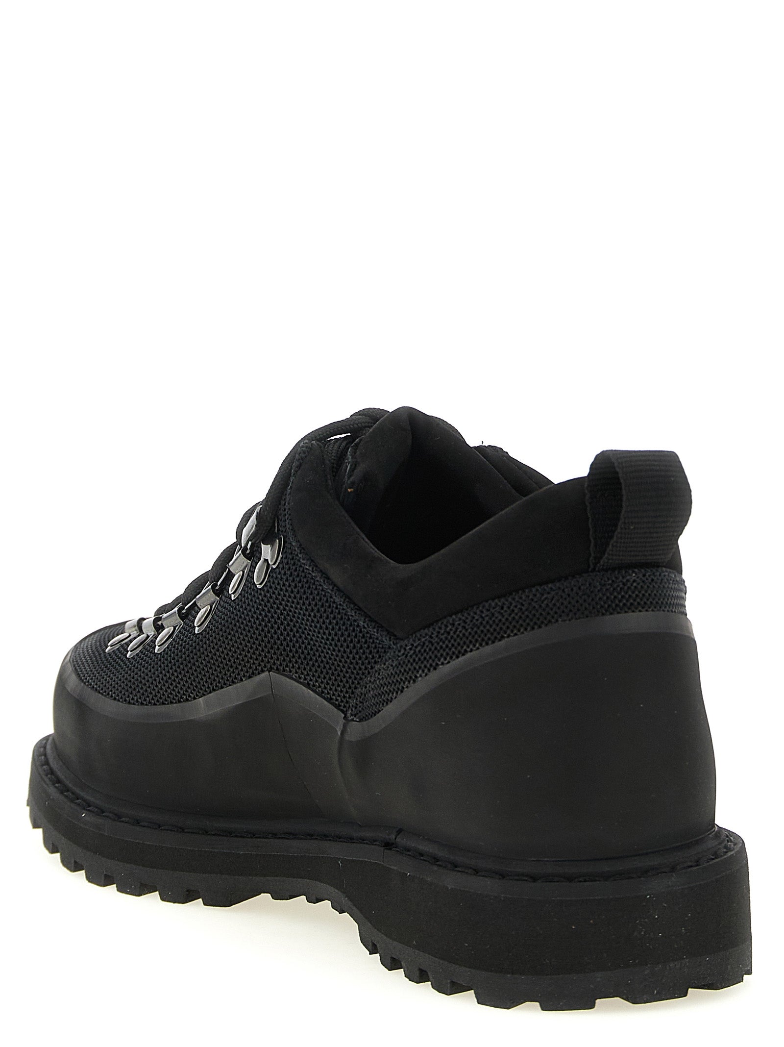 Diemme Black Lug Sole Lace Up Work Shoe