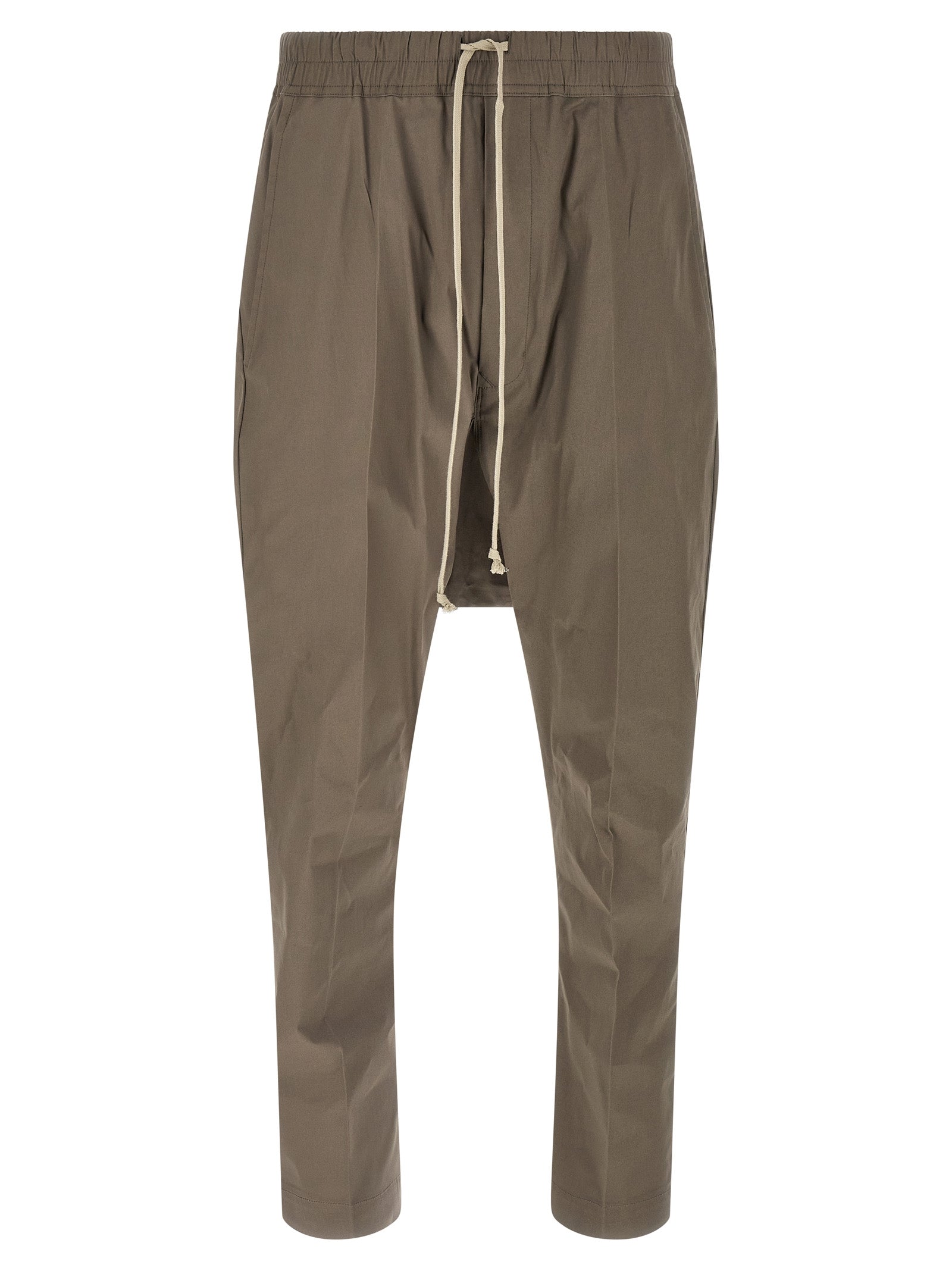 Rick Owens Gray Cotton Casual Pants