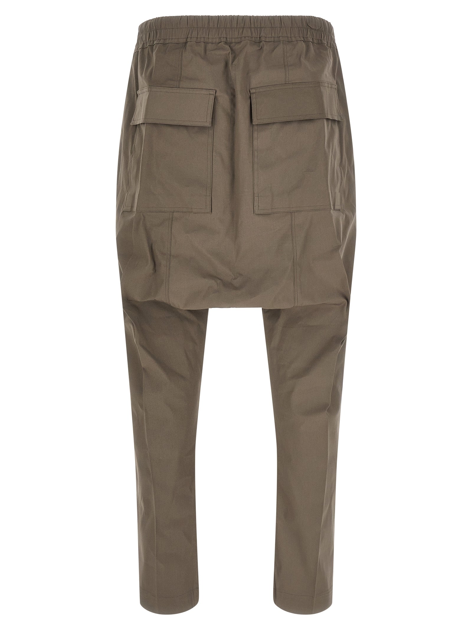 Rick Owens Gray Cotton Casual Pants