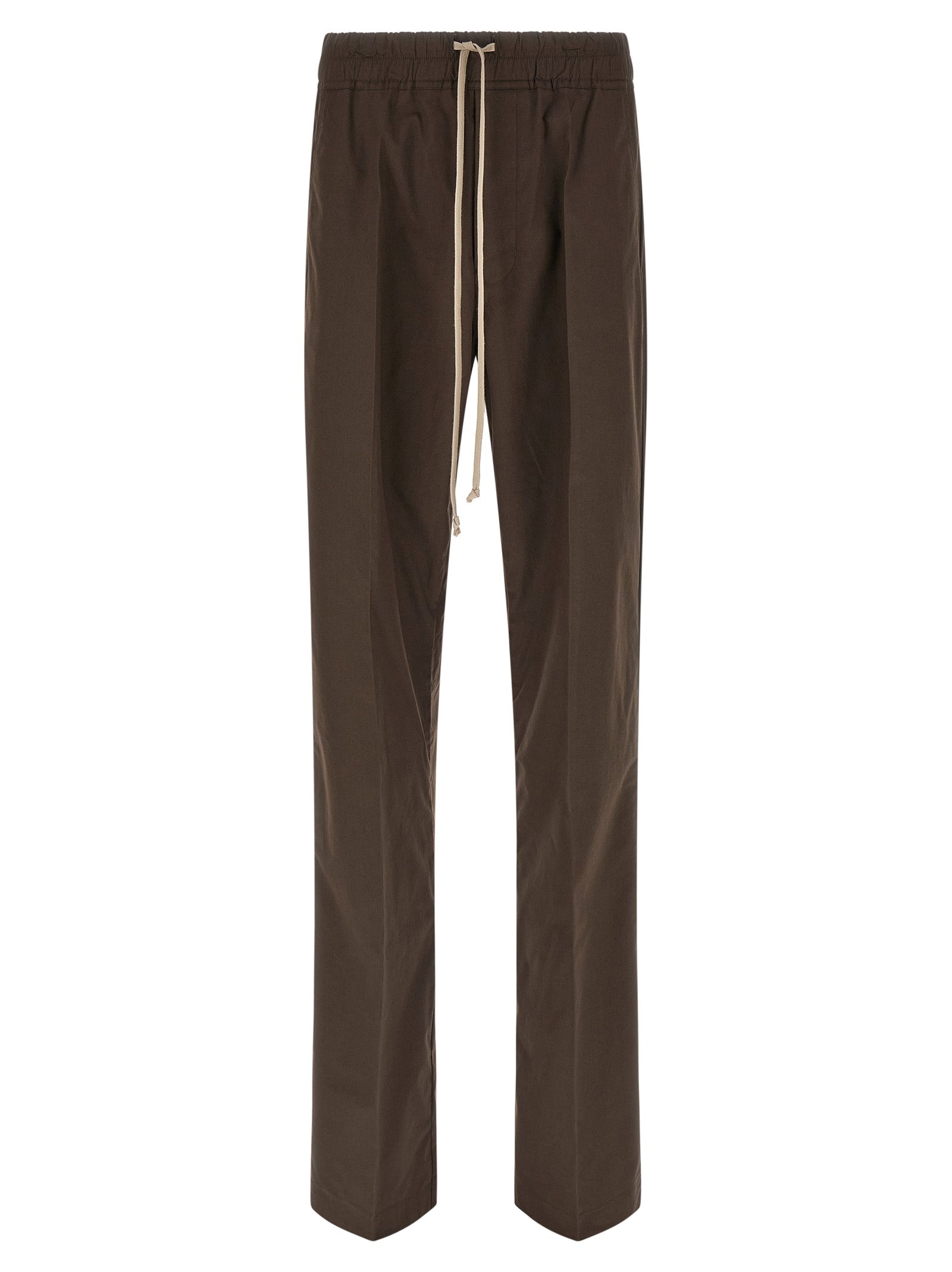 Rick Owens Brown Cotton Casual Pants