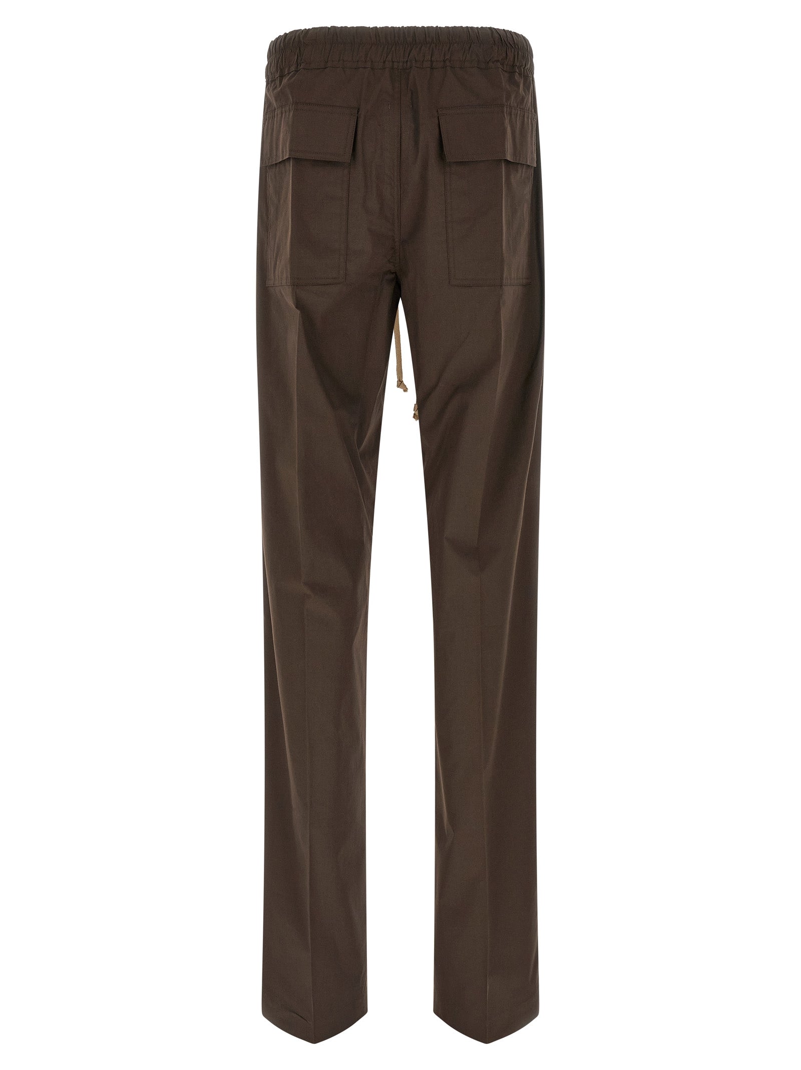 Rick Owens Brown Cotton Casual Pants