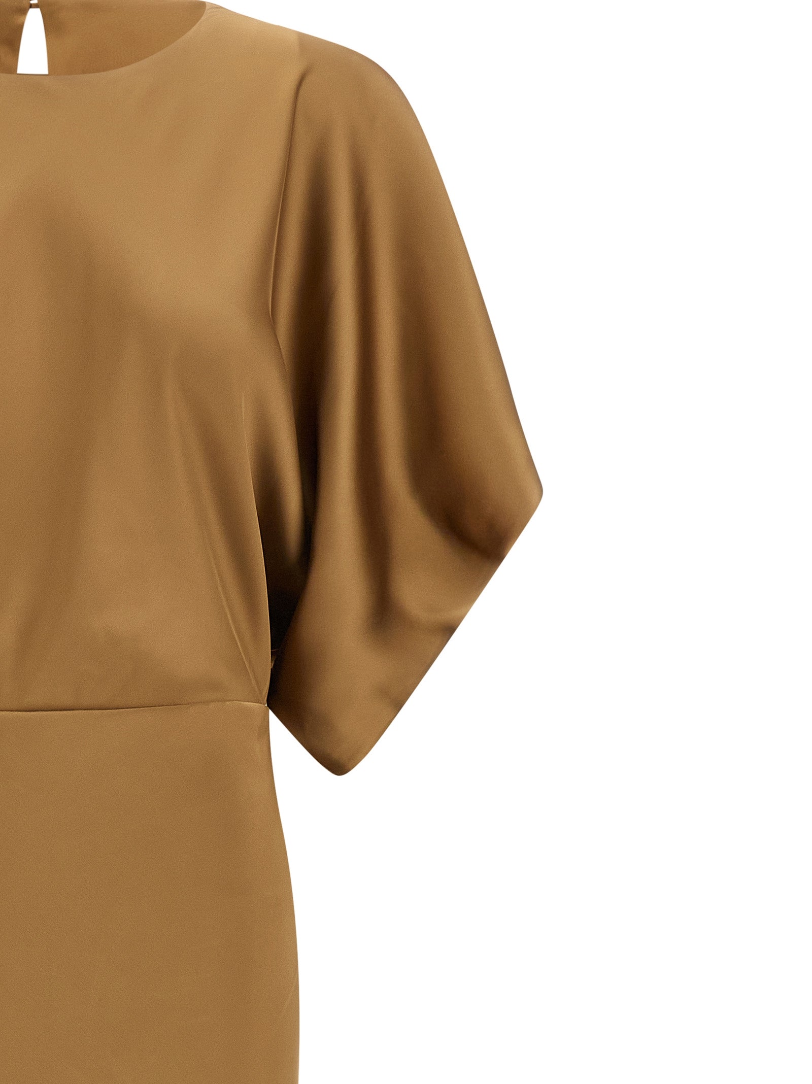 Norma Kamali Beige Polyester Long Dress