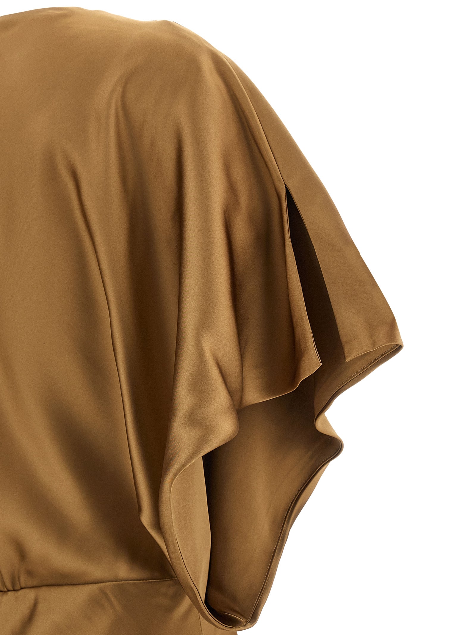 Norma Kamali Beige Polyester Long Dress
