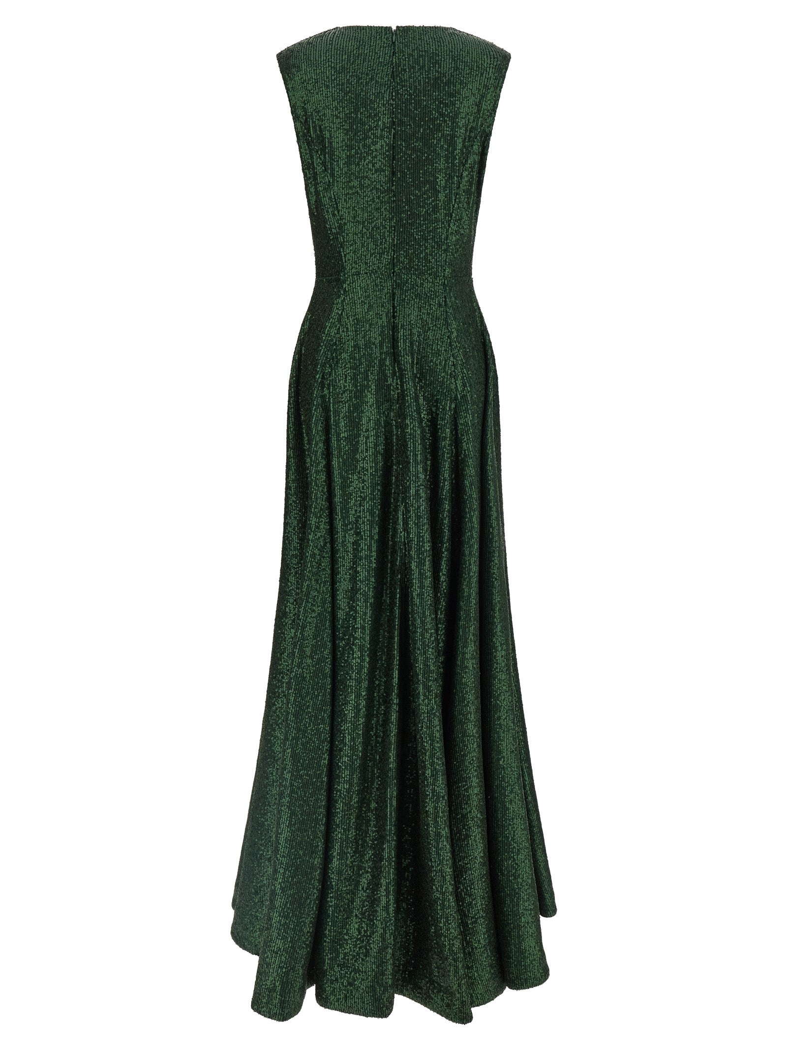 Norma Kamali Bicolor Polyester Long Dress