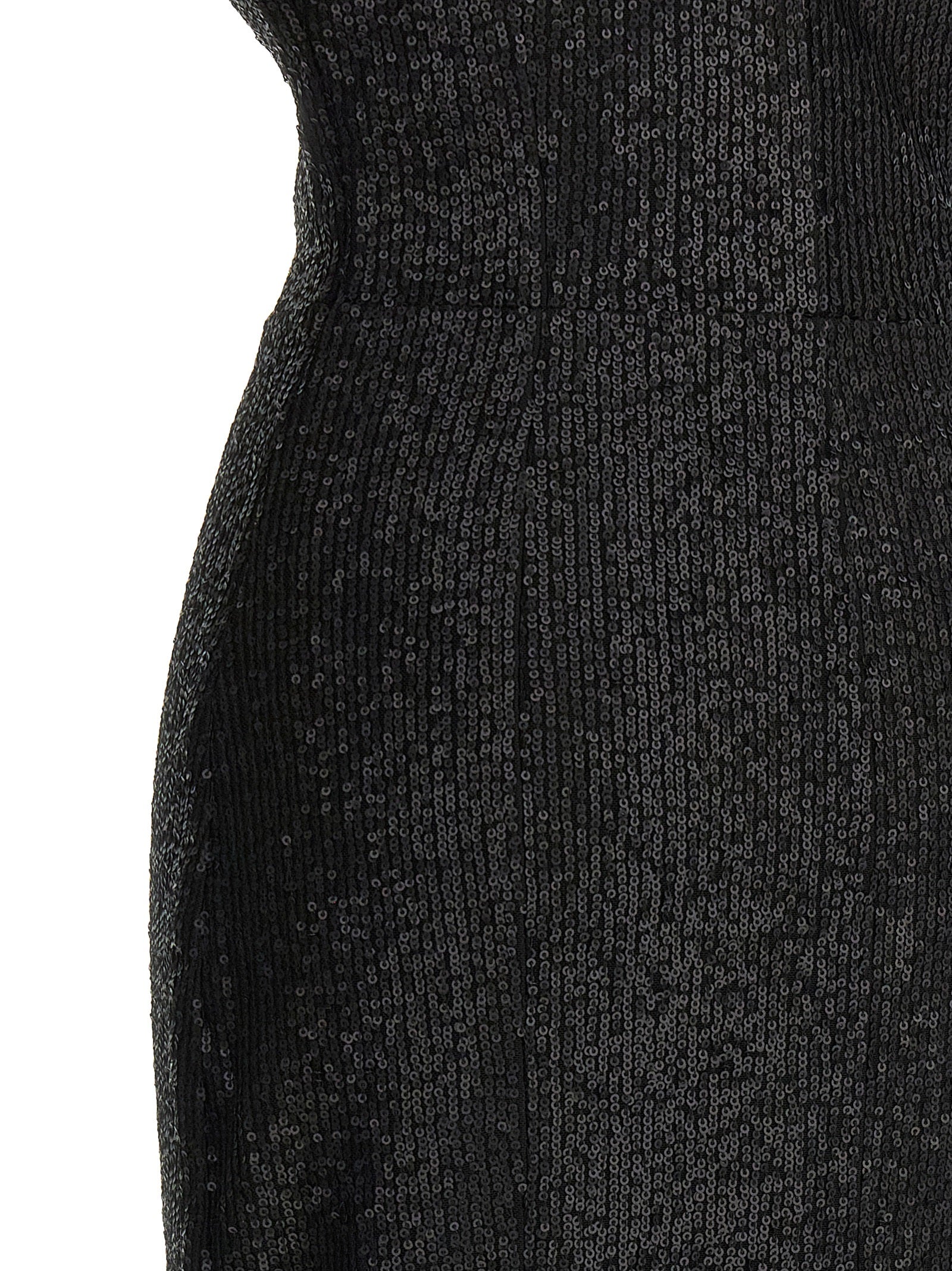 Norma Kamali Black Polyester Long Dress