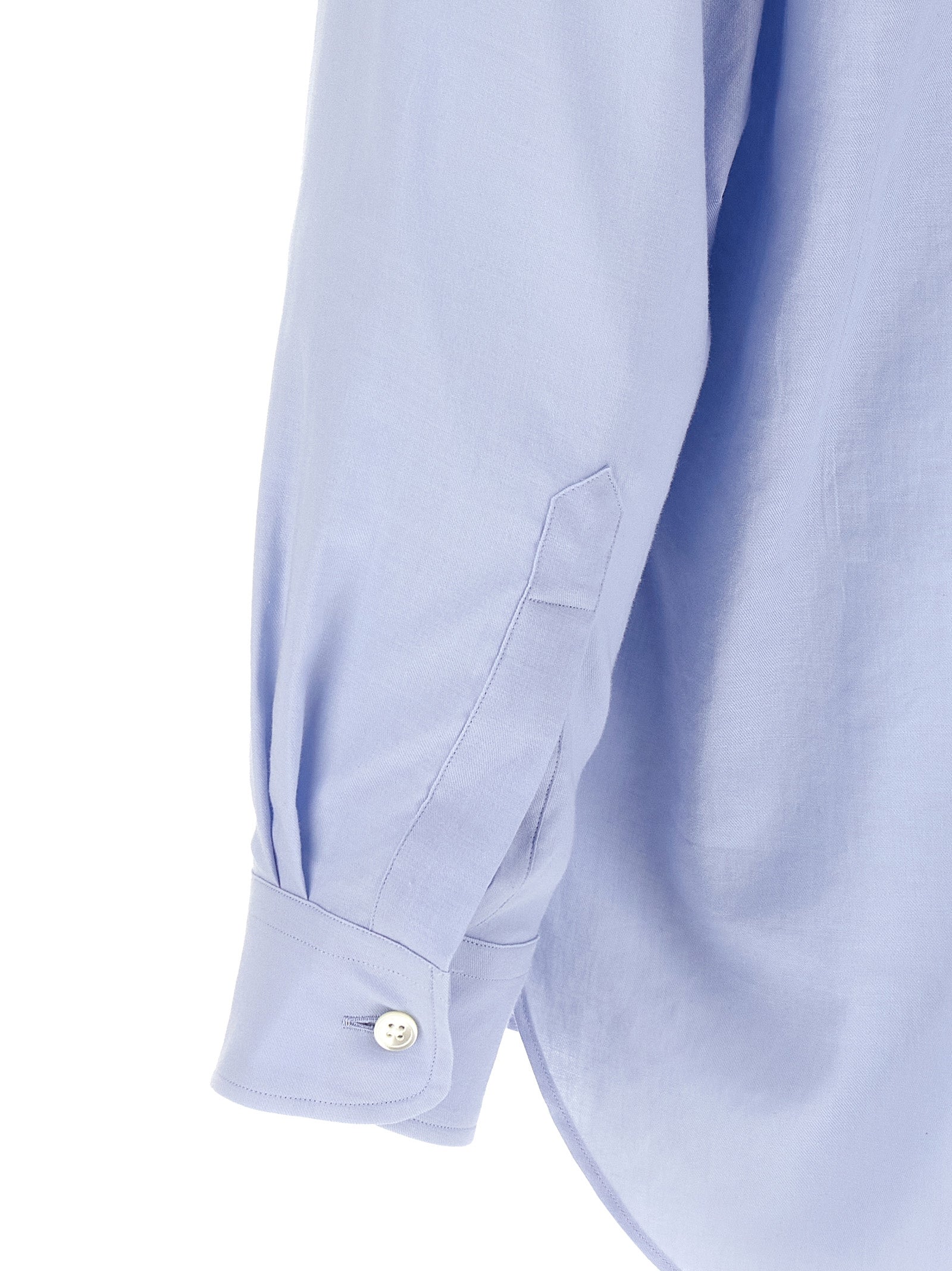 SSSTEIN Blue Cotton Blouse