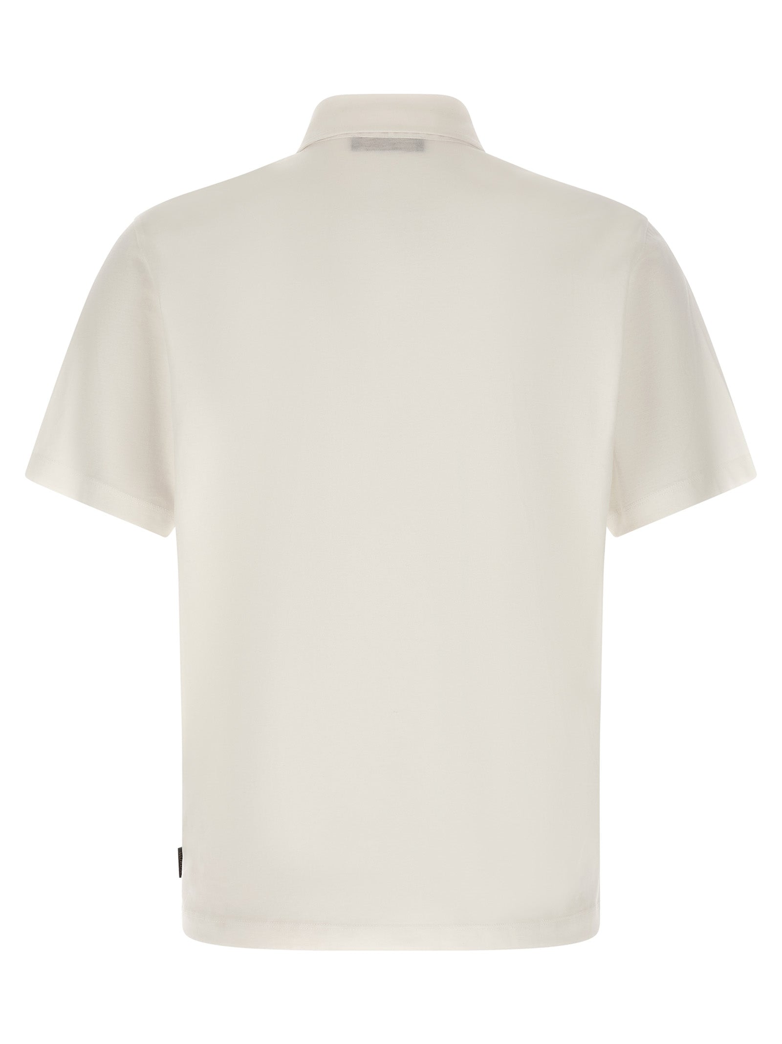 ZANONE White Cotton Polo Shirt
