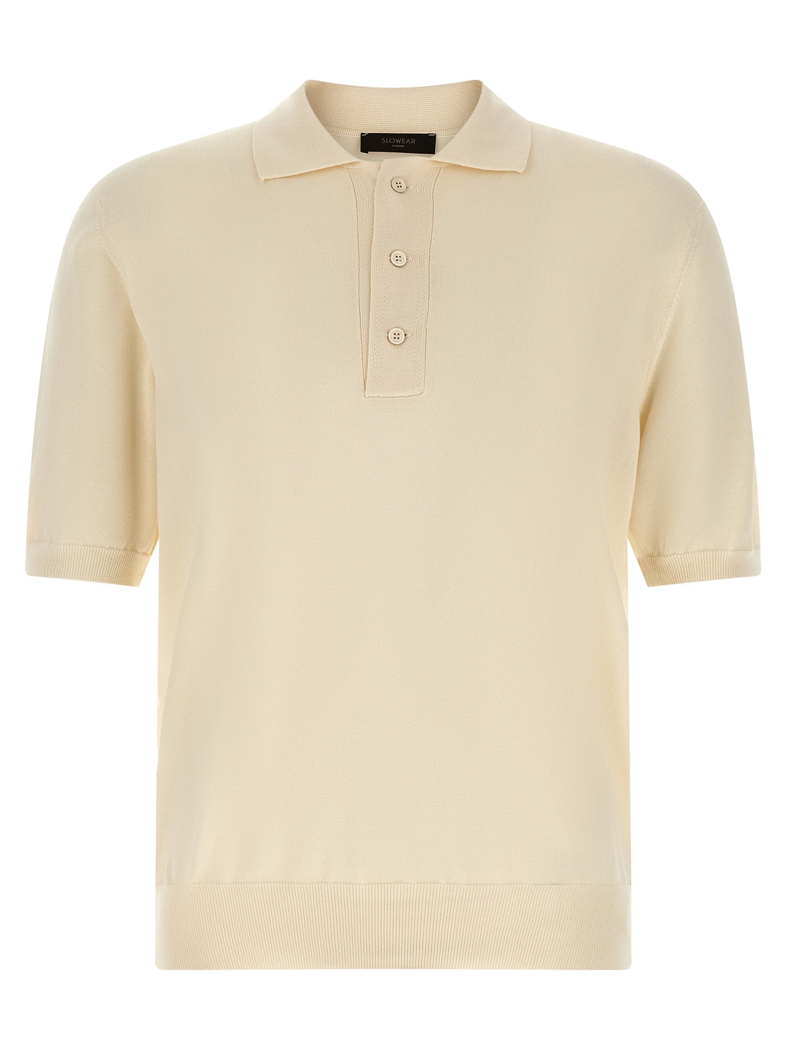 ZANONE Beige Cotton Polo Shirt