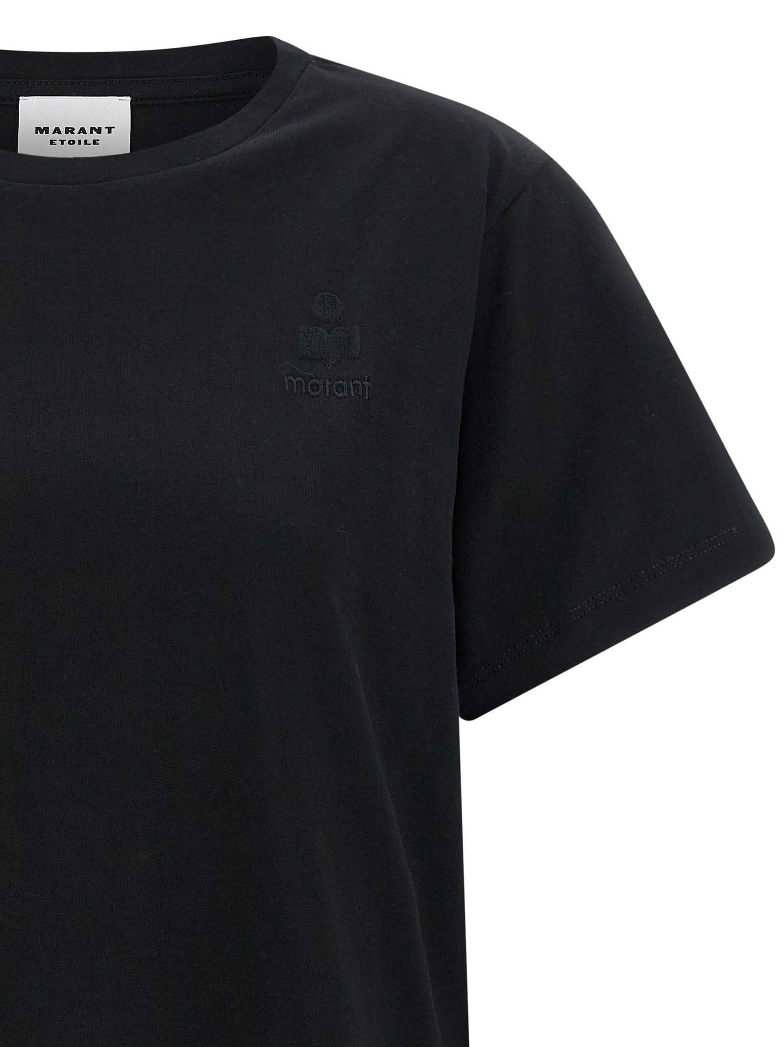 Isabel Marant Étoile Black Cotton T-Shirt