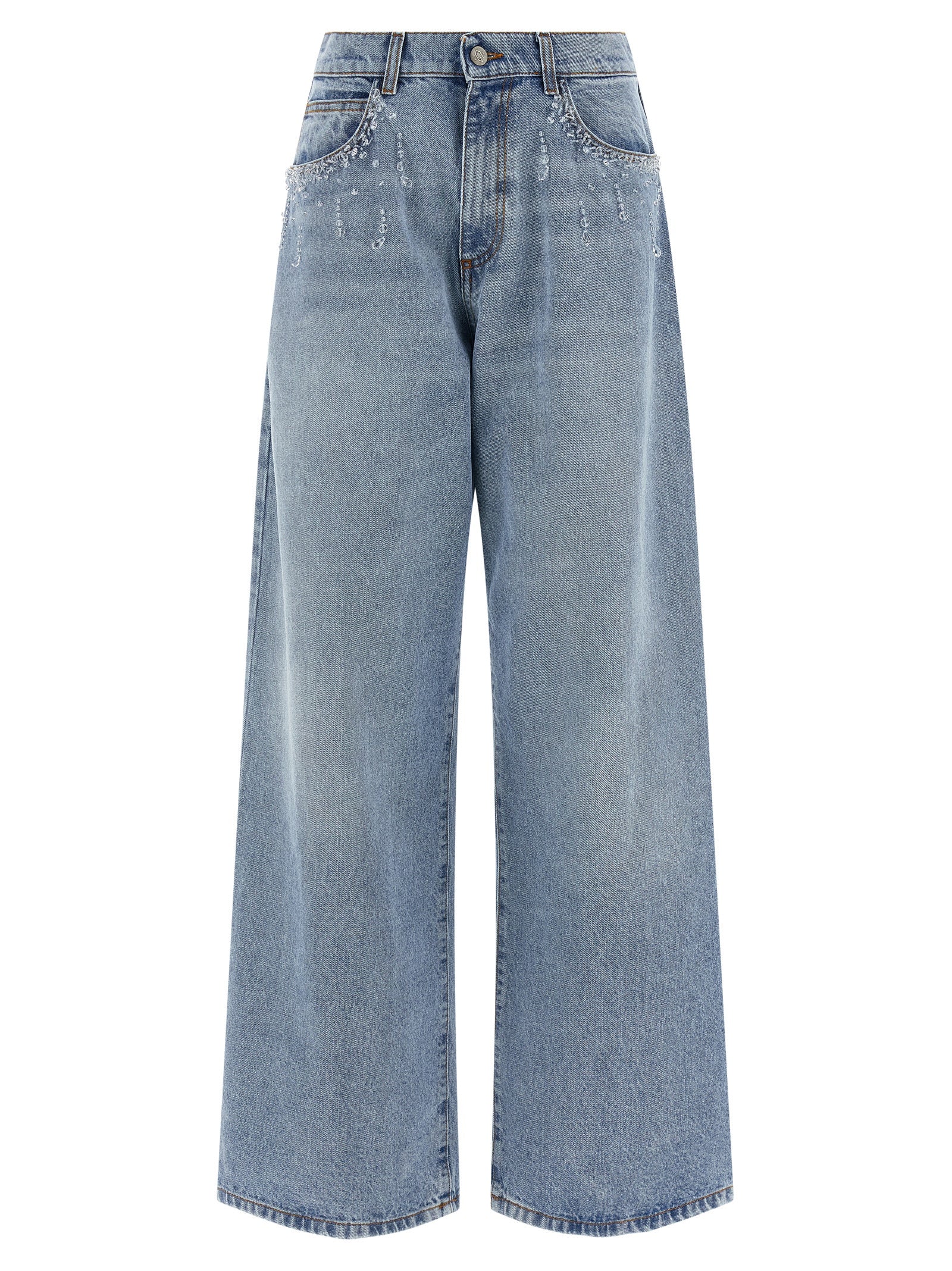 Giuseppe Di Morabito Blue Cotton Jeans Denim