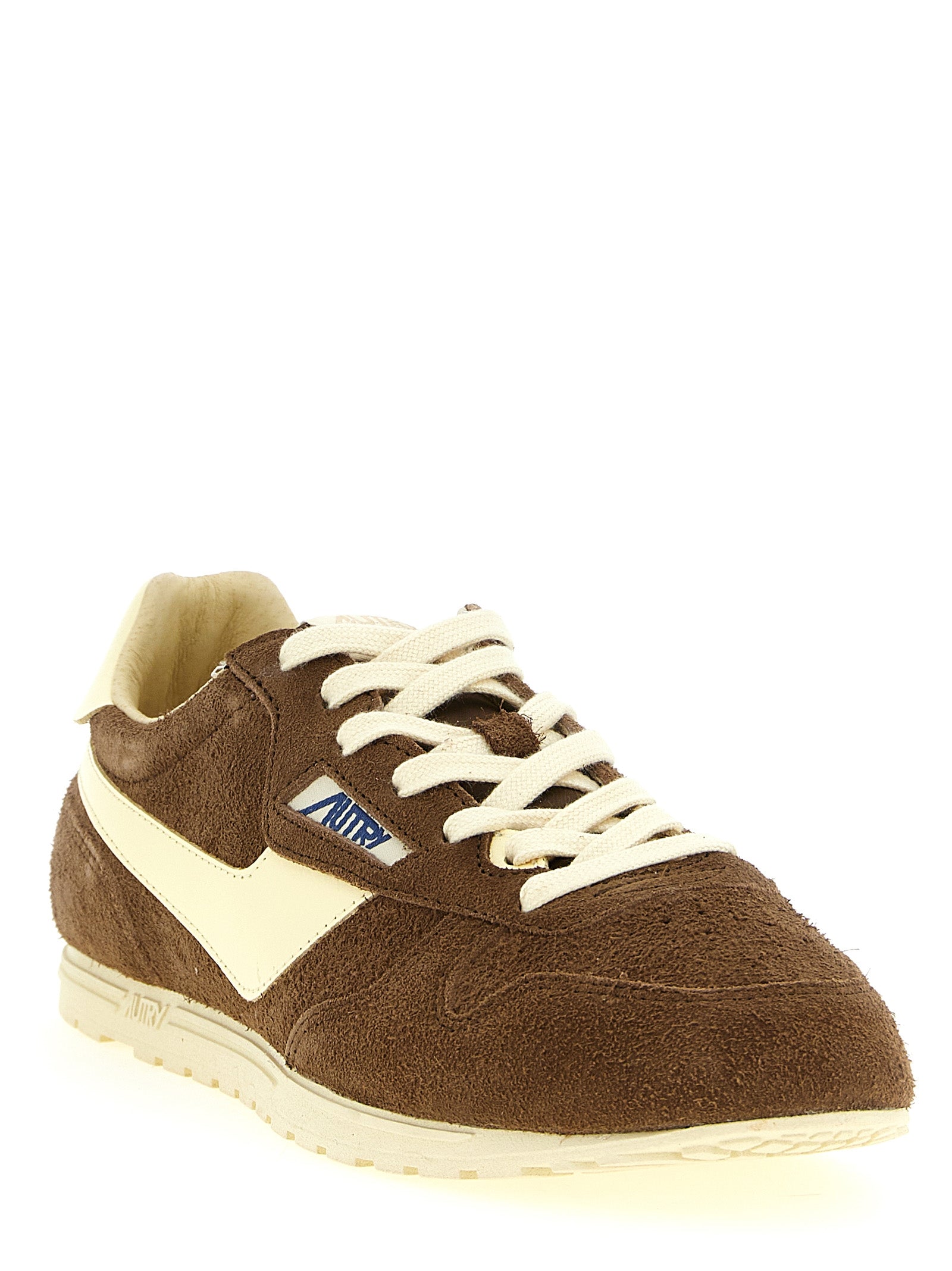 Autry Brown Cowhide Athletic Sneakers
