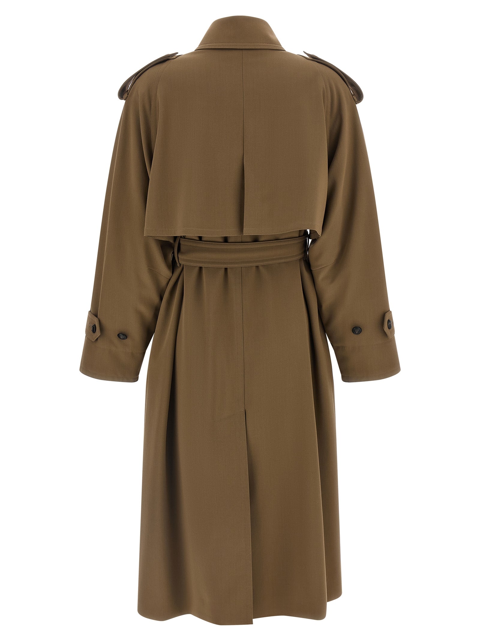 Max Mara Brown Virgin Wool Coat