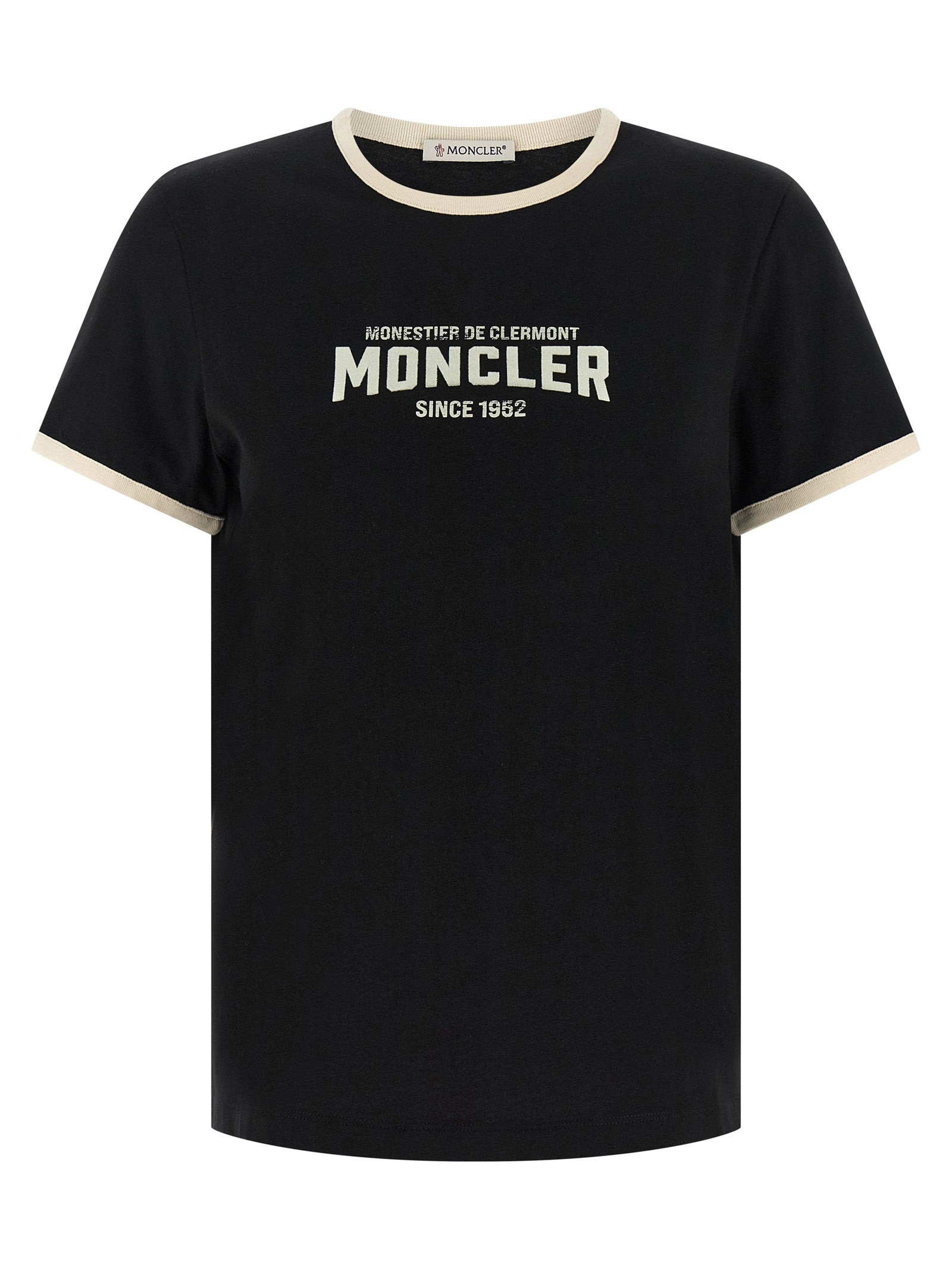 Moncler Black Cotton T-Shirt