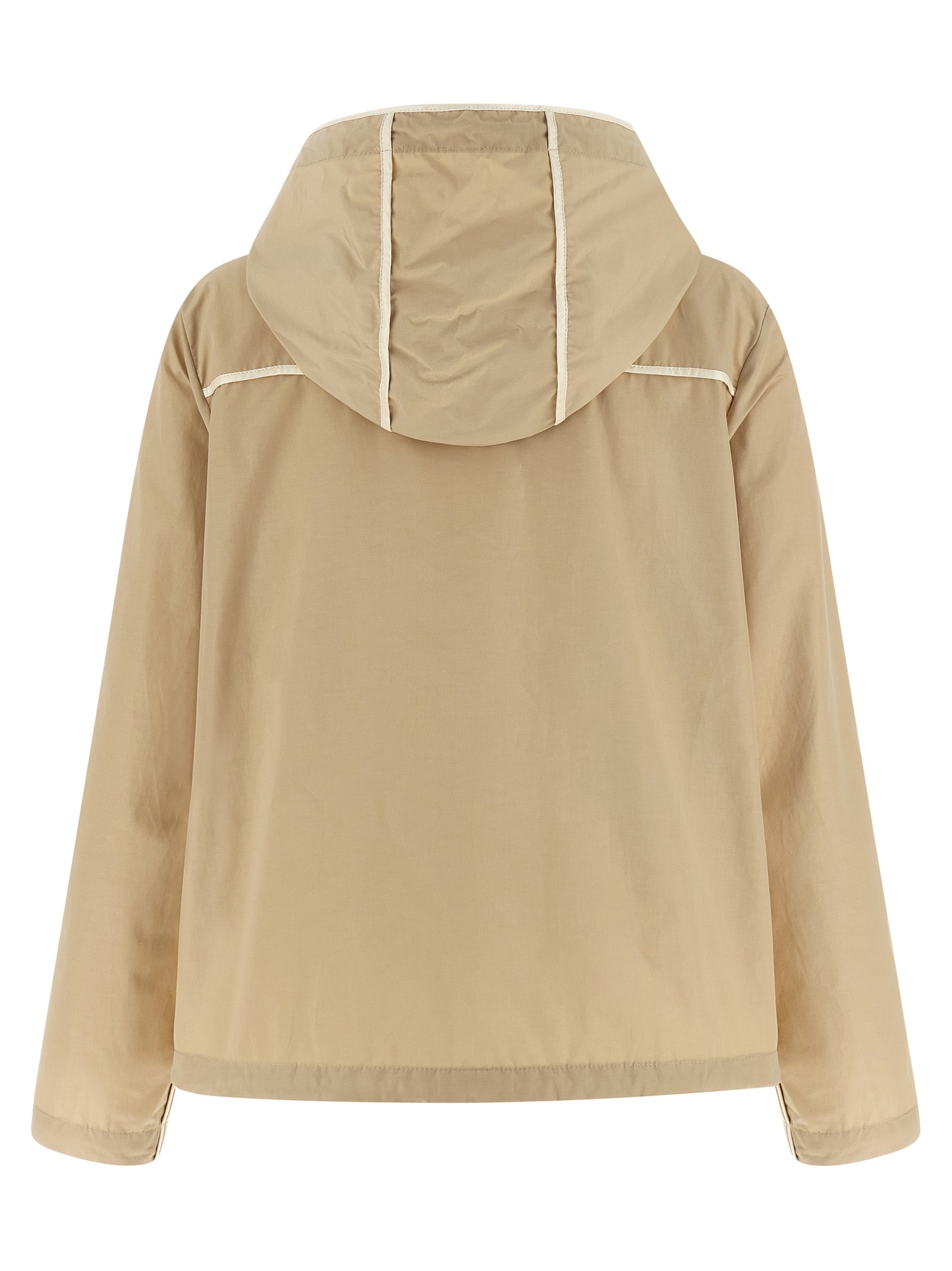 Moncler Beige Polyester Shell Jacket