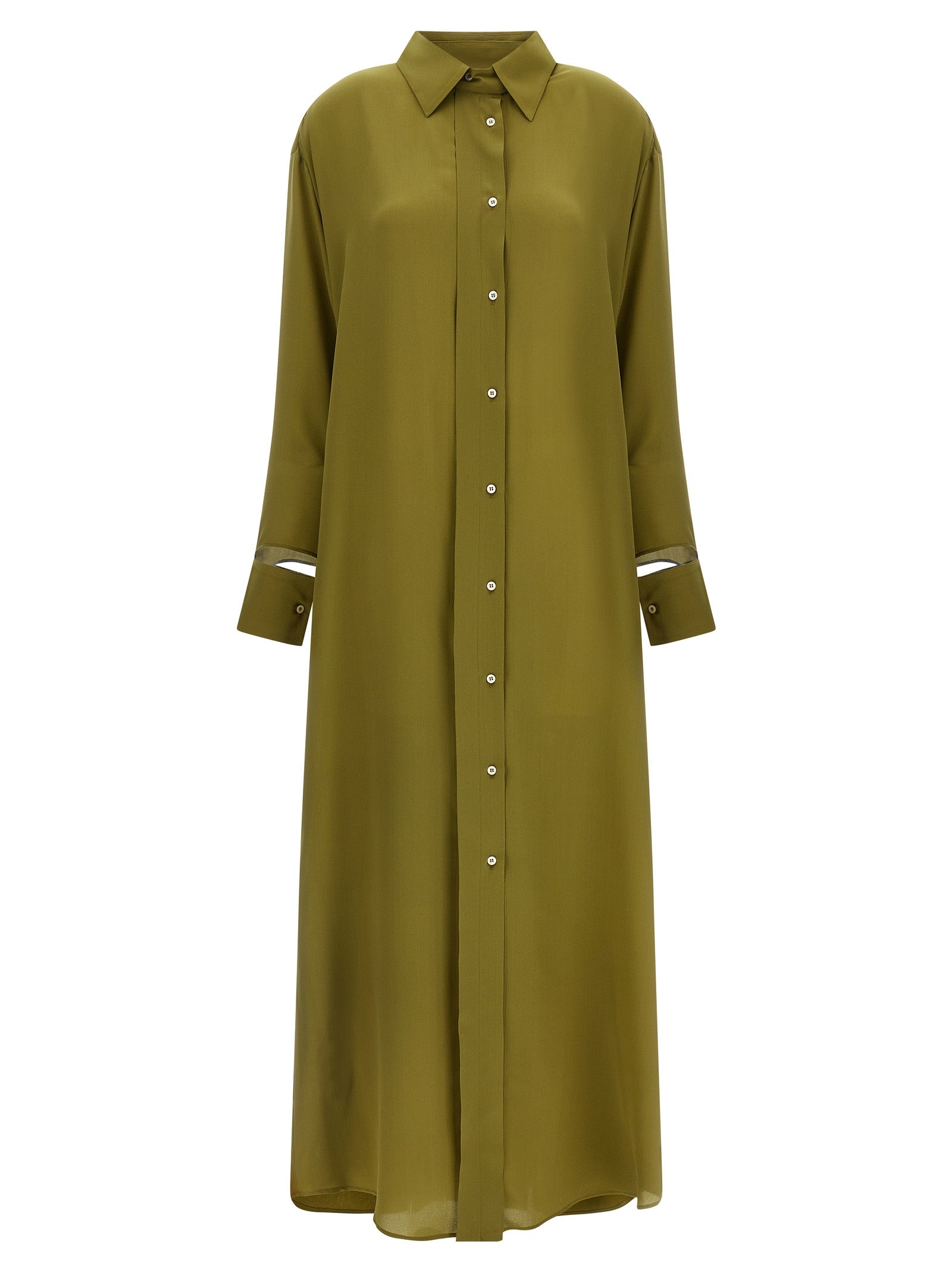 MAISON JEJIA Bicolor Silk Long Dress
