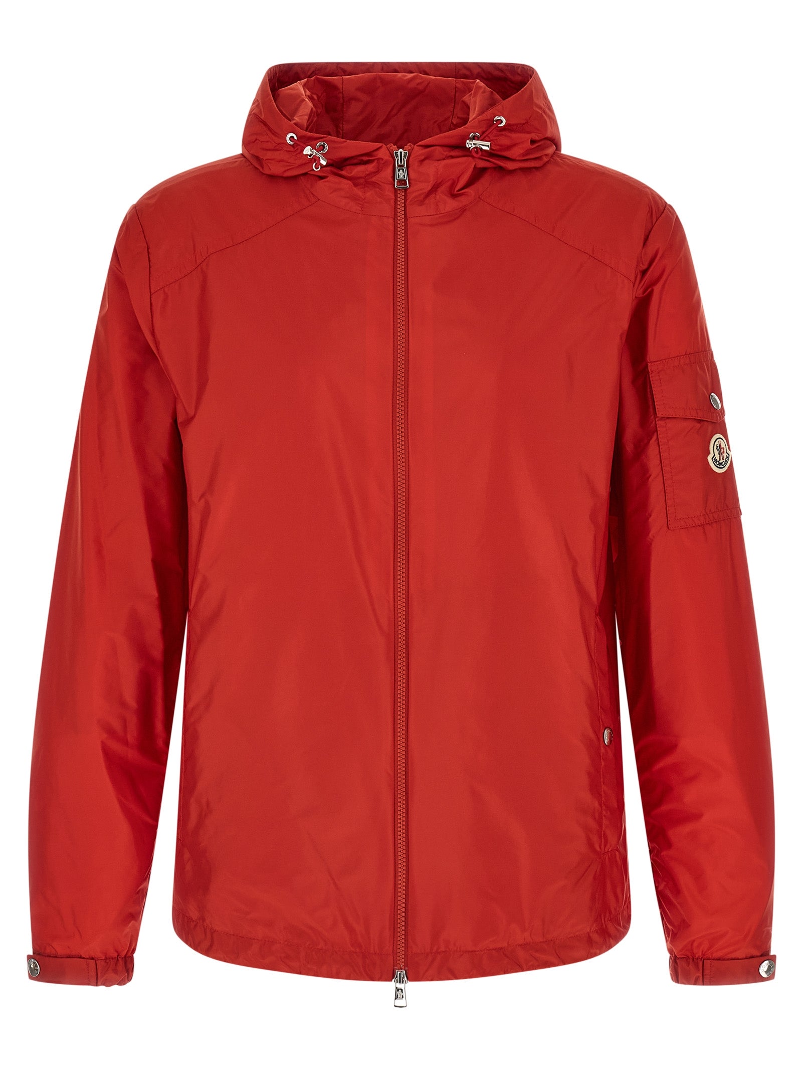 Moncler Red Polyamide Shell Jacket
