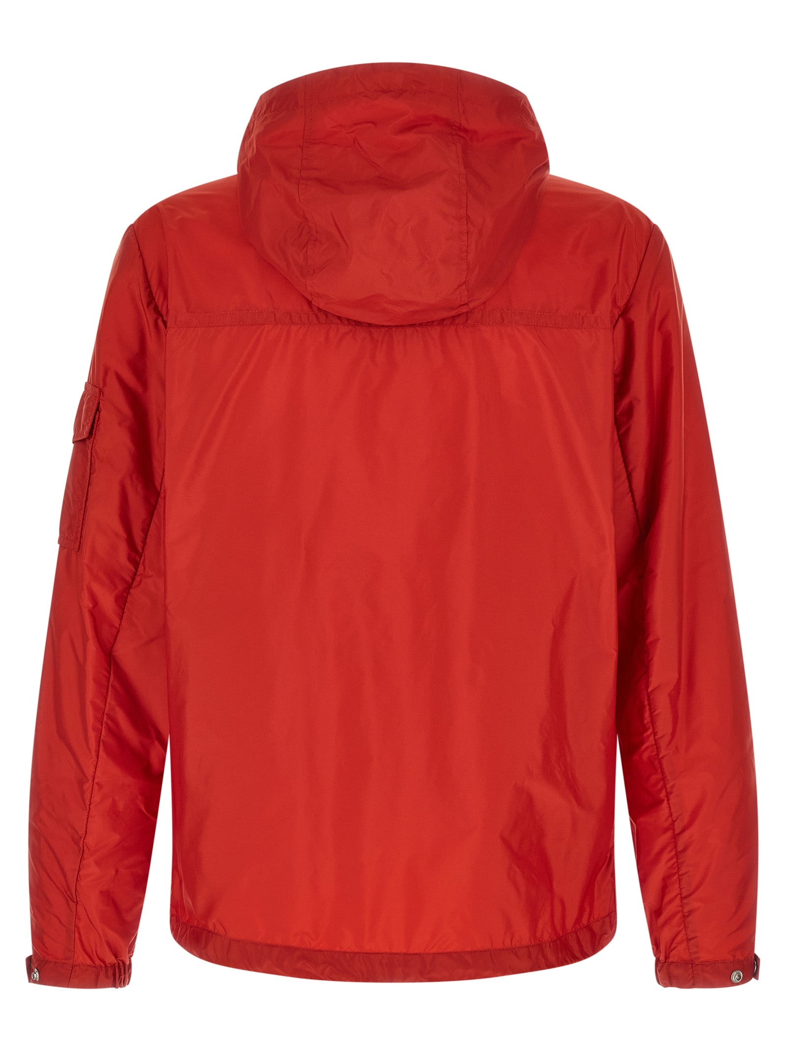 Moncler Red Polyamide Shell Jacket