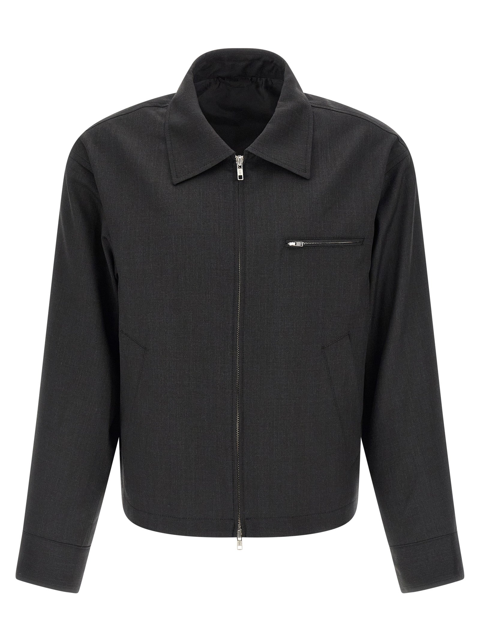 MFPEN Gray Wool Full-Length Postal Jacket