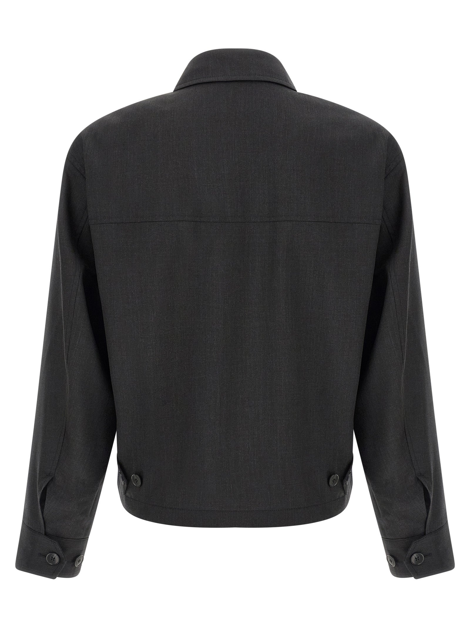 MFPEN Gray Wool Full-Length Postal Jacket