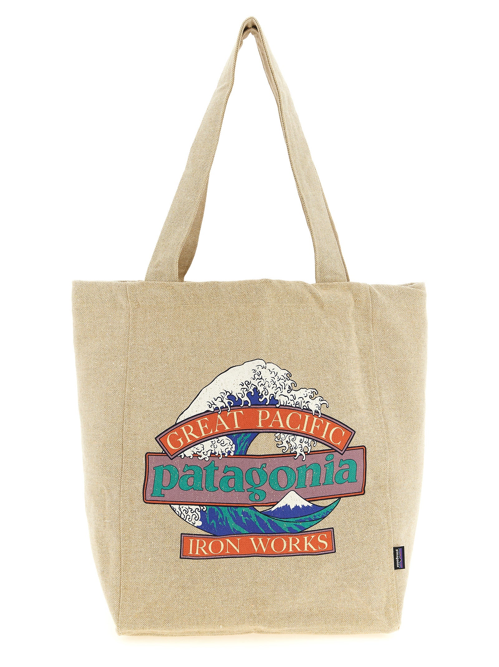 PATAGONIA Beige Cotton Tote Bag
