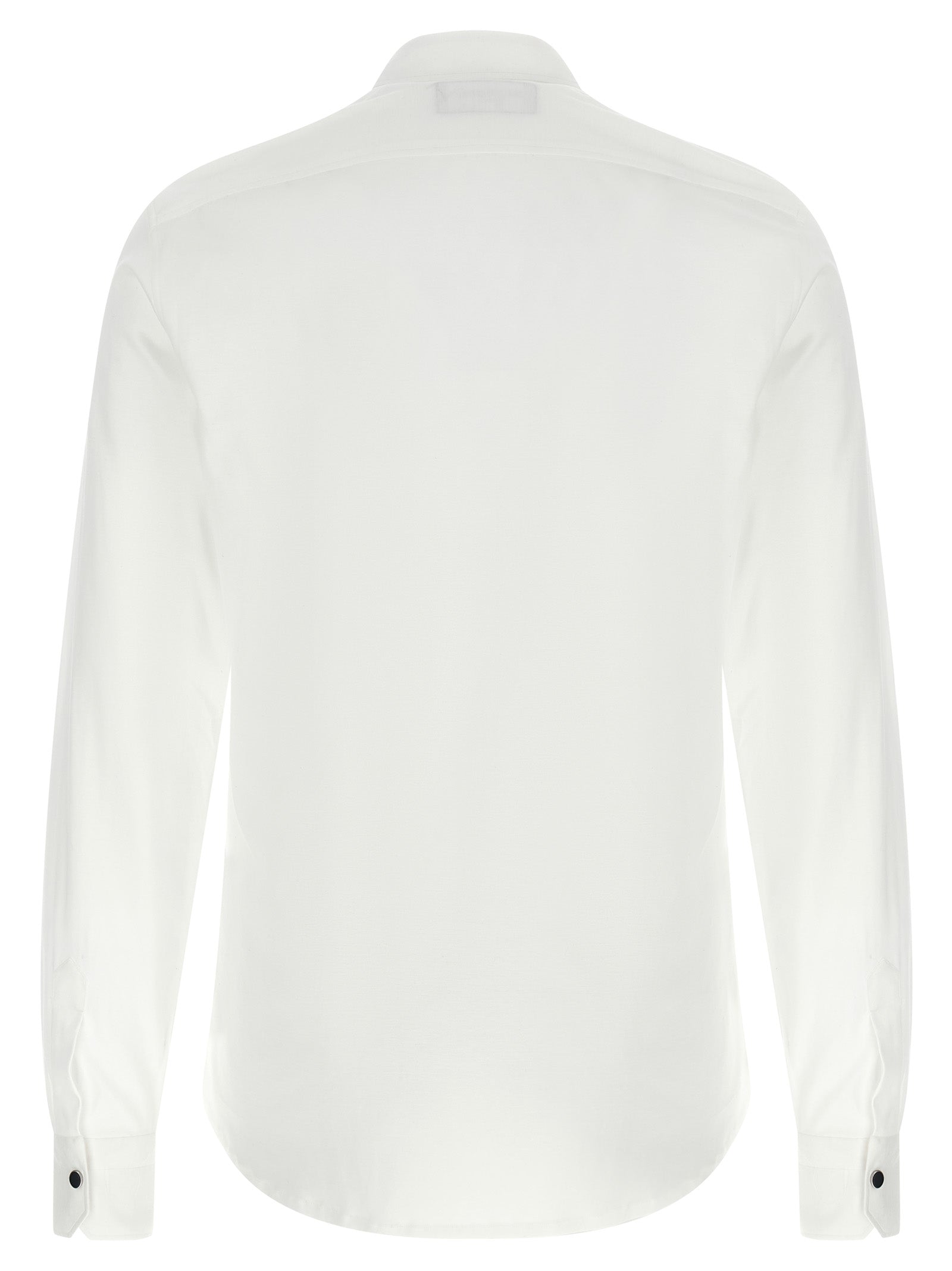 Kiton White Cotton Blouse