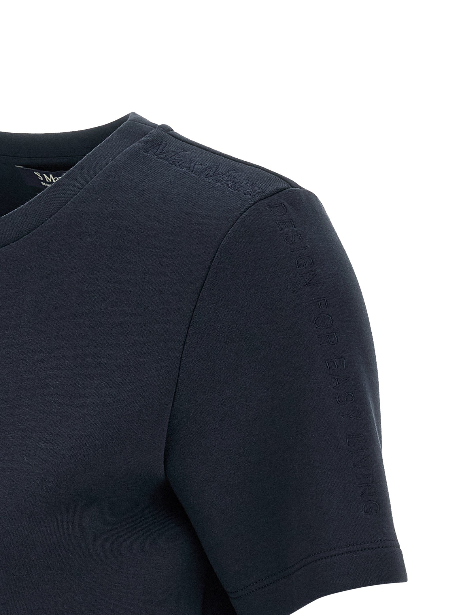 'S Max Mara Blue Cotton T-Shirt