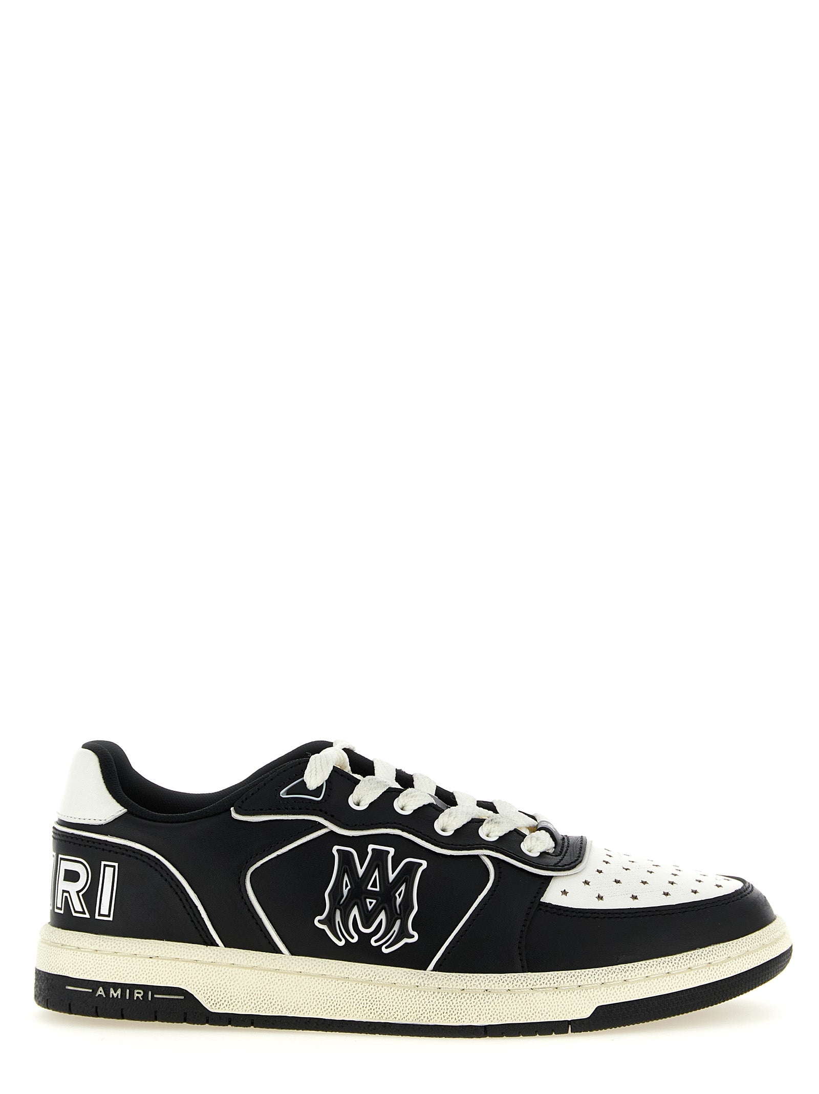 Amiri Bicolor Bovine Leather Low Top Sneakers