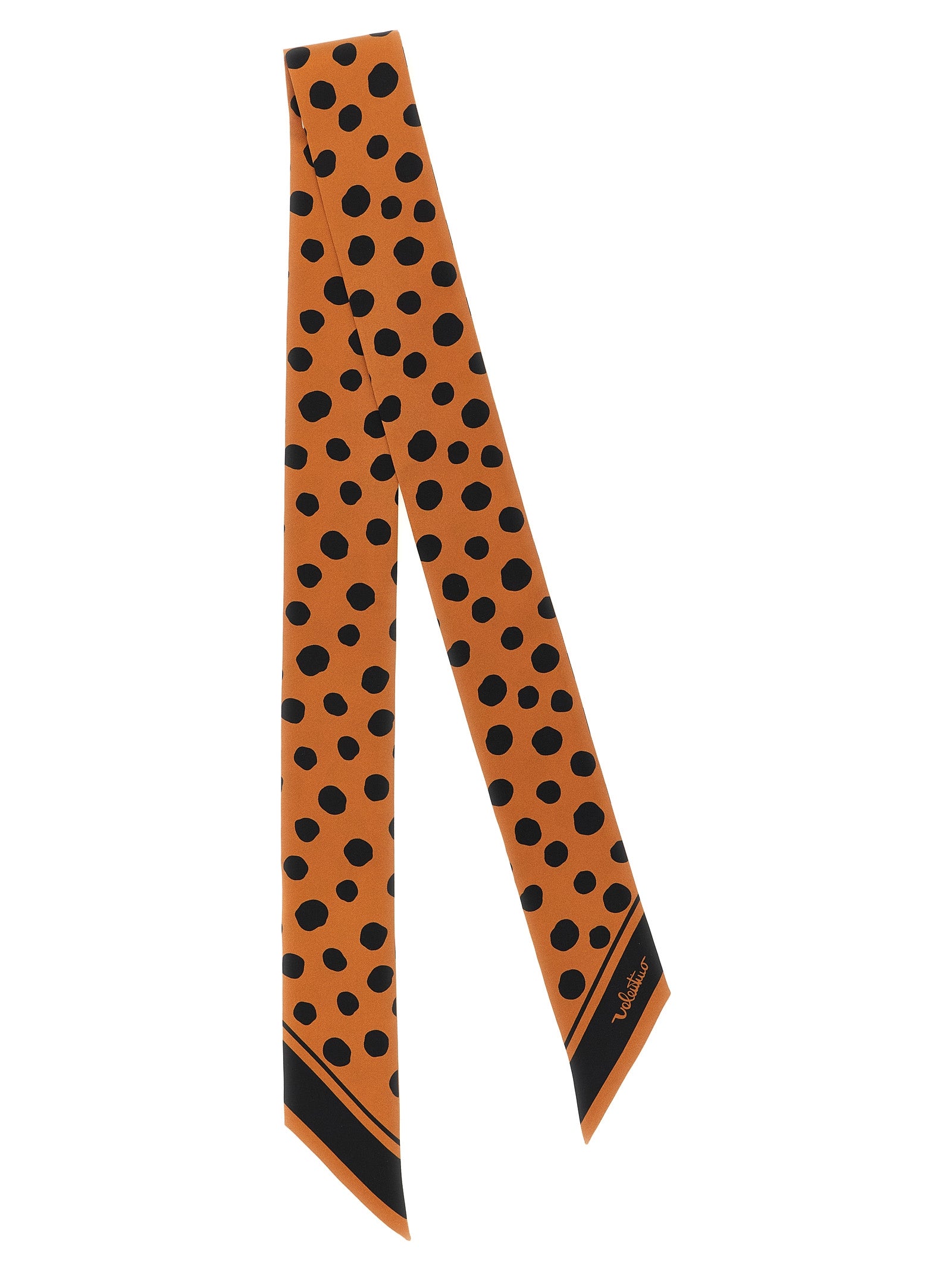 Valentino Garavani Brown Silk Foulard