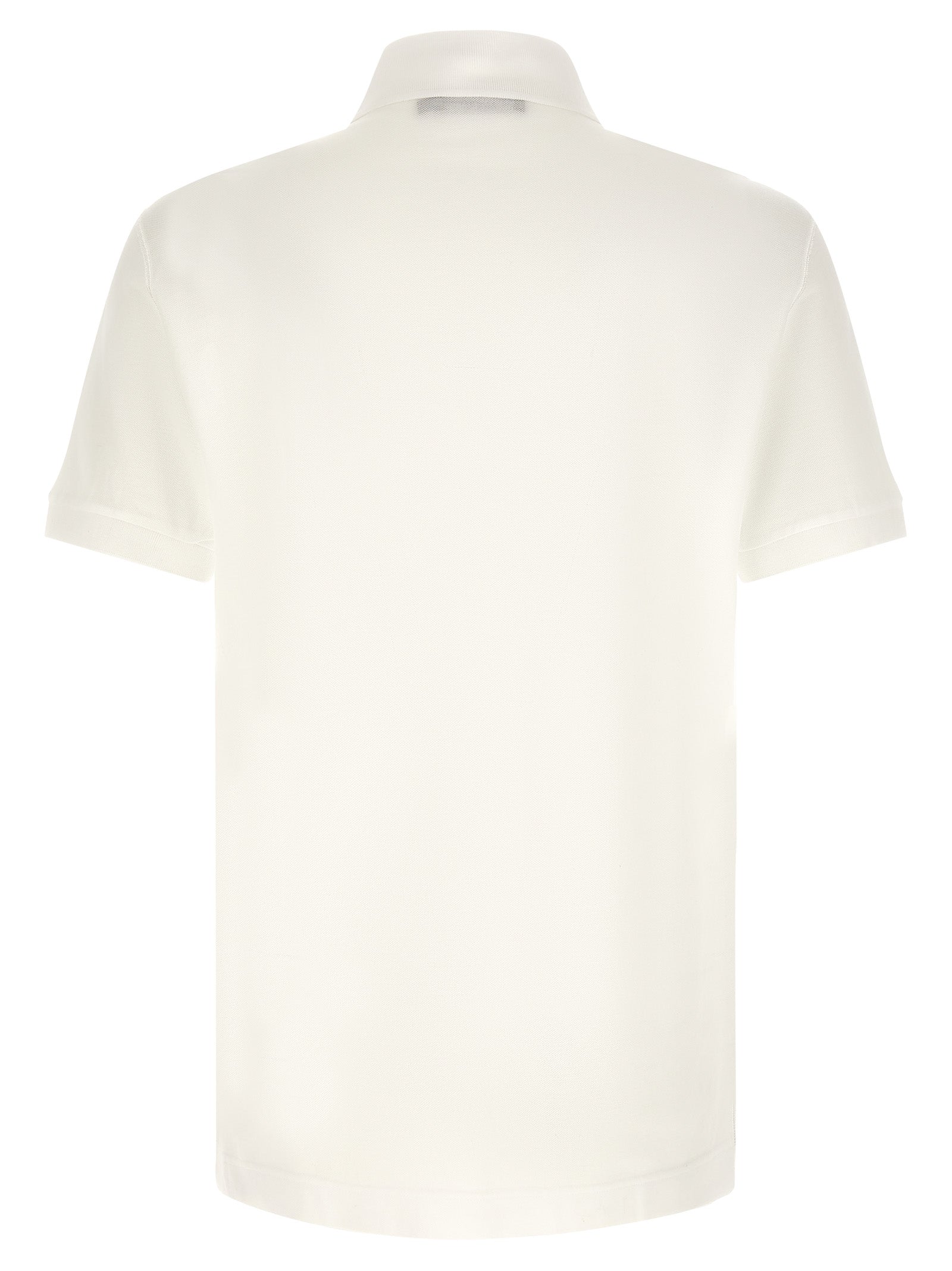 Dolce & Gabbana White Cotton Polo Shirt