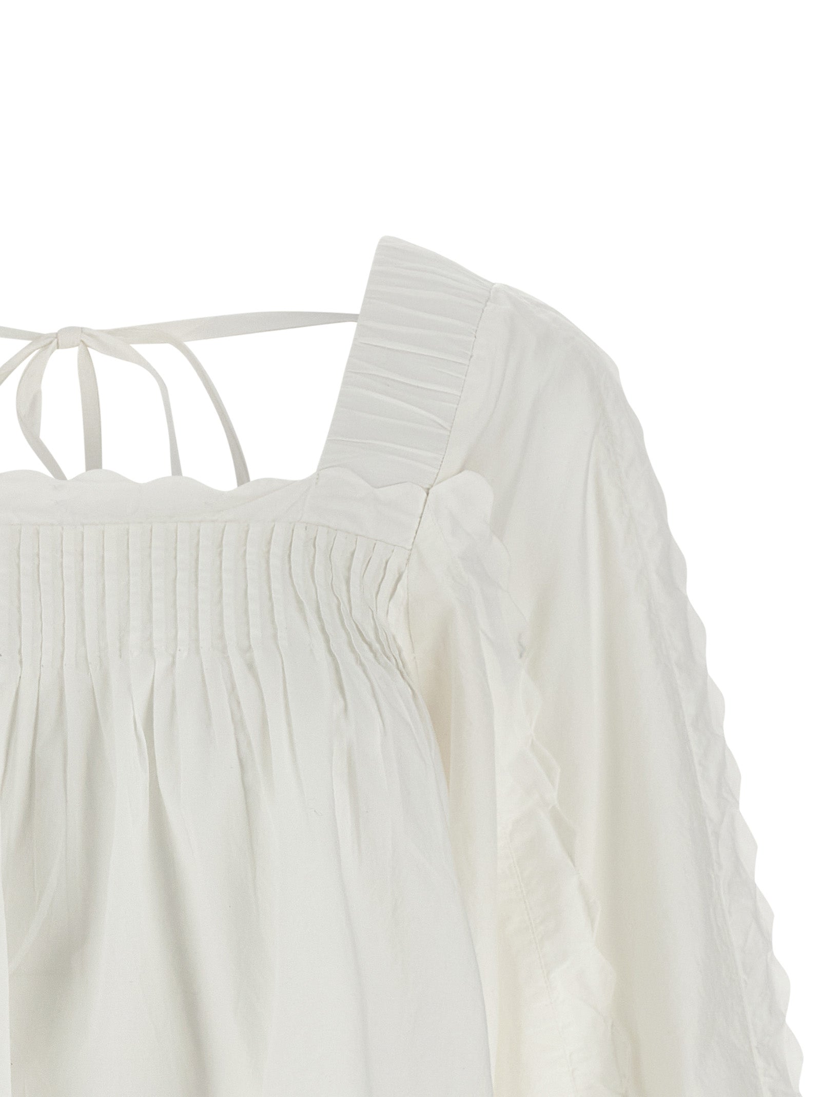 FARM RIO White Cotton Blouse