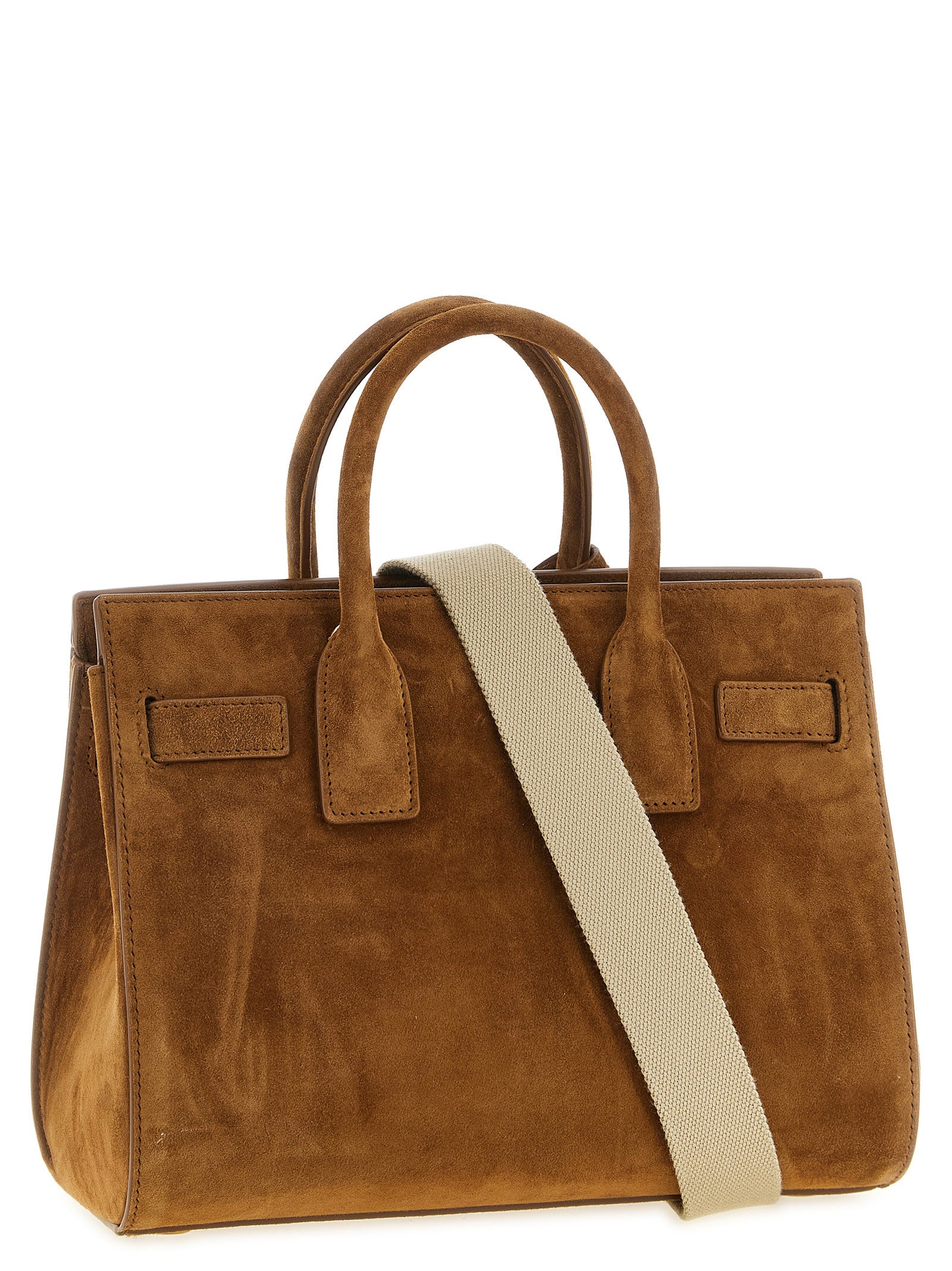 Saint Laurent Brown Calfskin Handbag