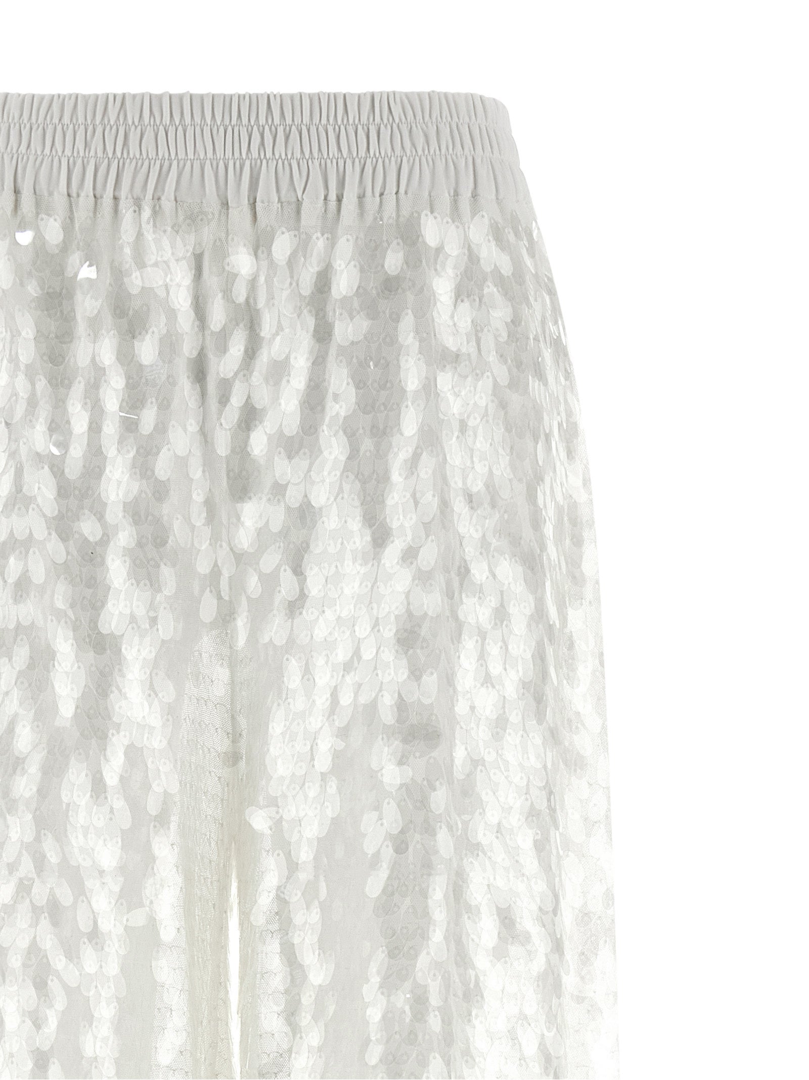 Norma Kamali White Nylon Casual Pants
