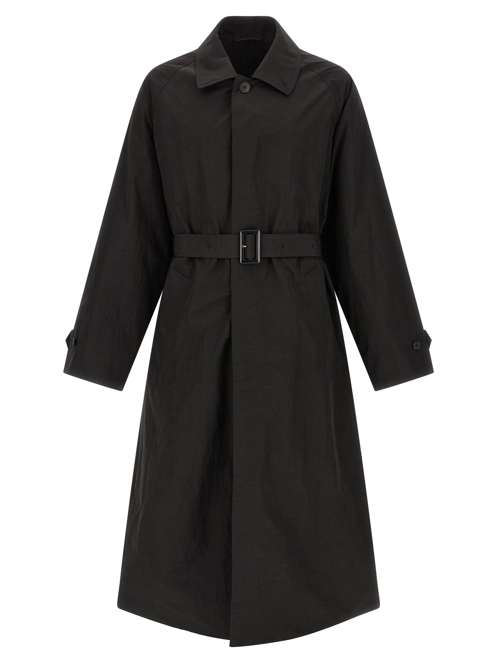 SSSTEIN Black Polyester Coat