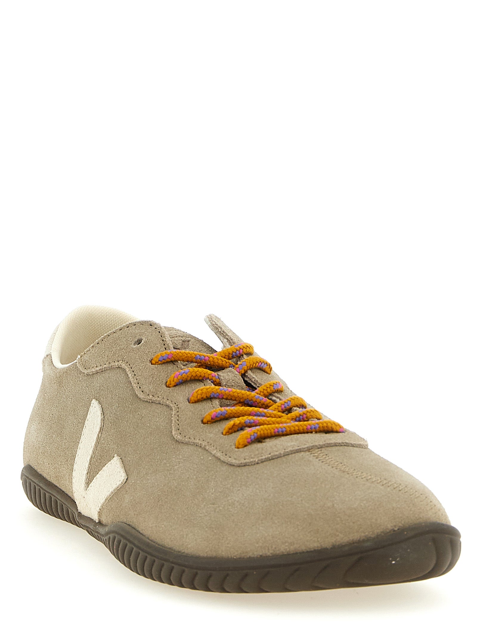 Veja Gray Calfskin Sneakers