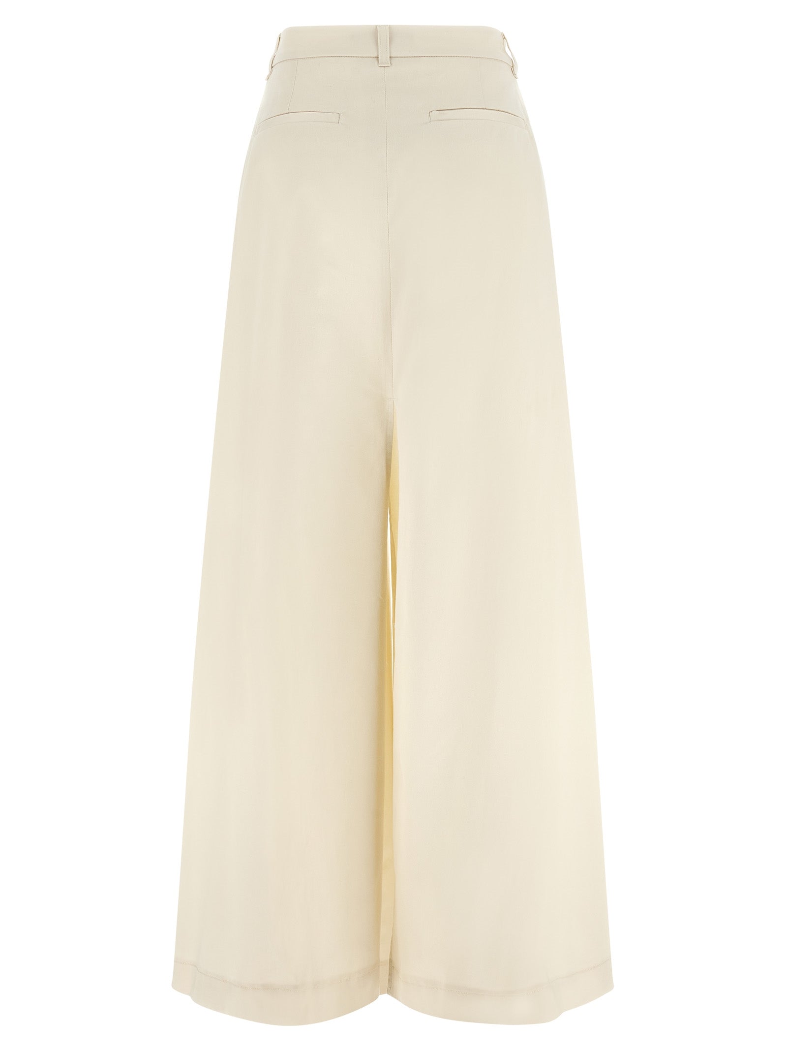 THELATEST Beige Cotton Mini Skirt