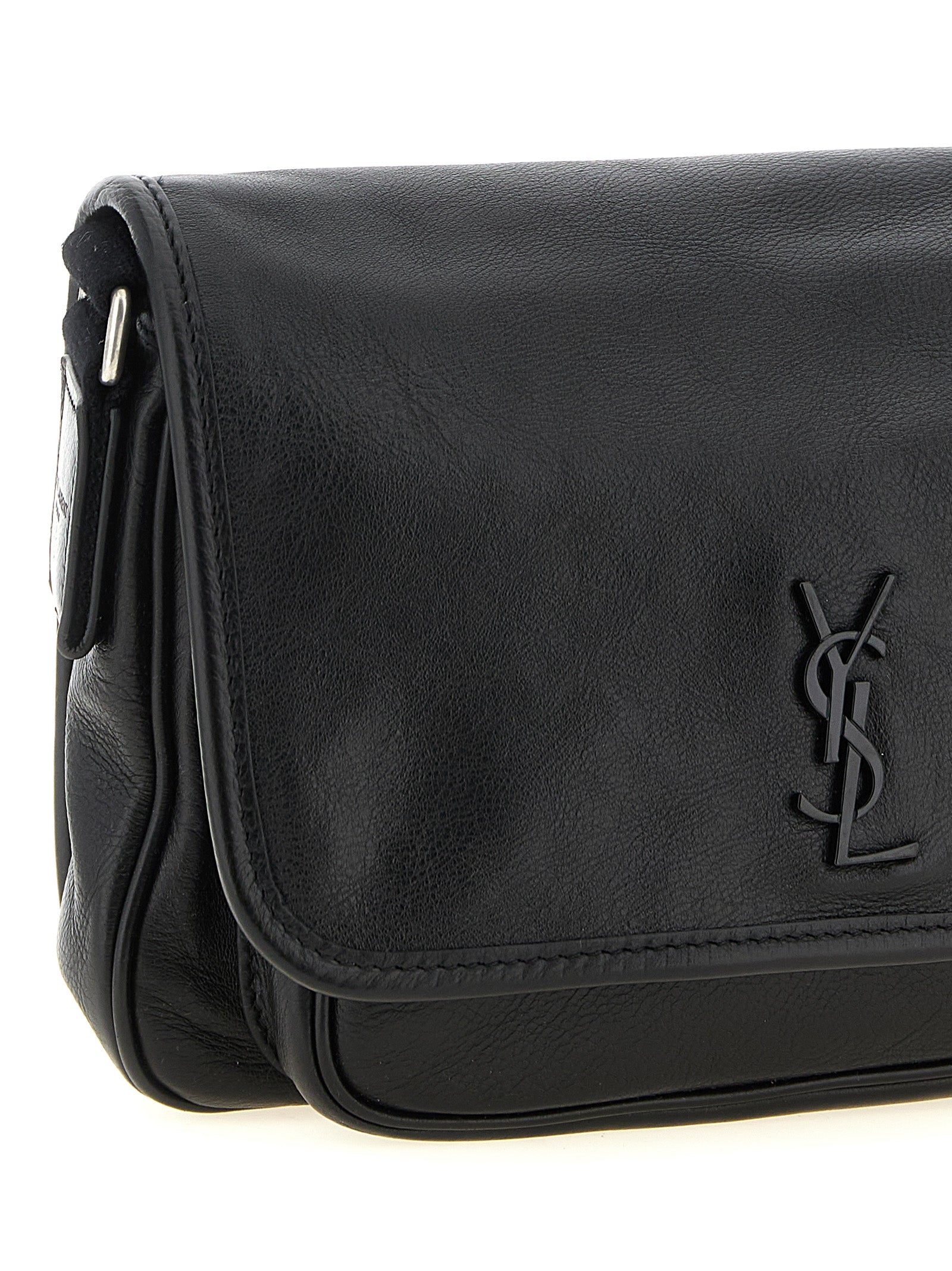 Saint Laurent Black Calfskin Crossbody Bag