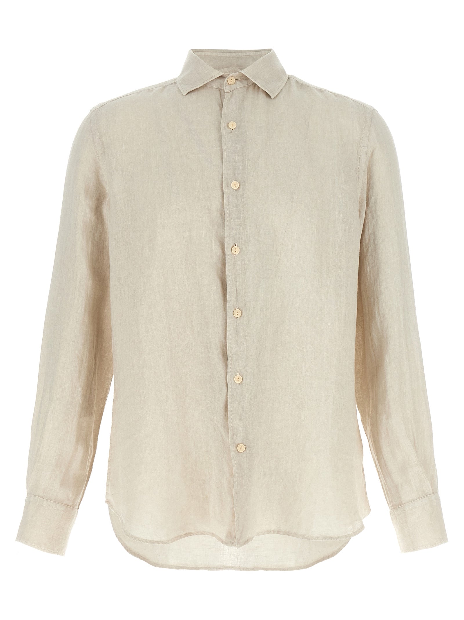 MC2 Saint Barth Beige Linen Blouse
