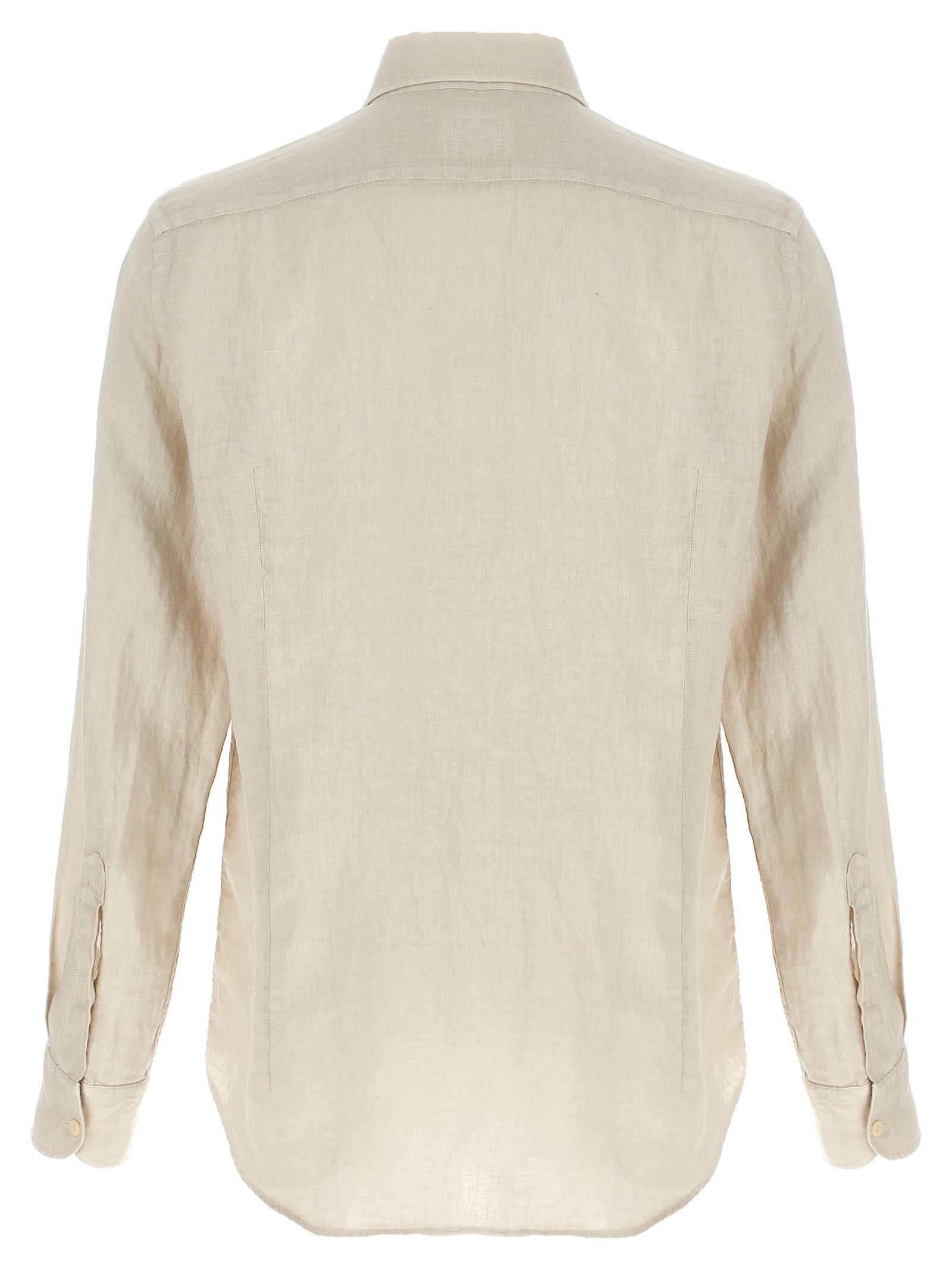MC2 Saint Barth Beige Linen Blouse