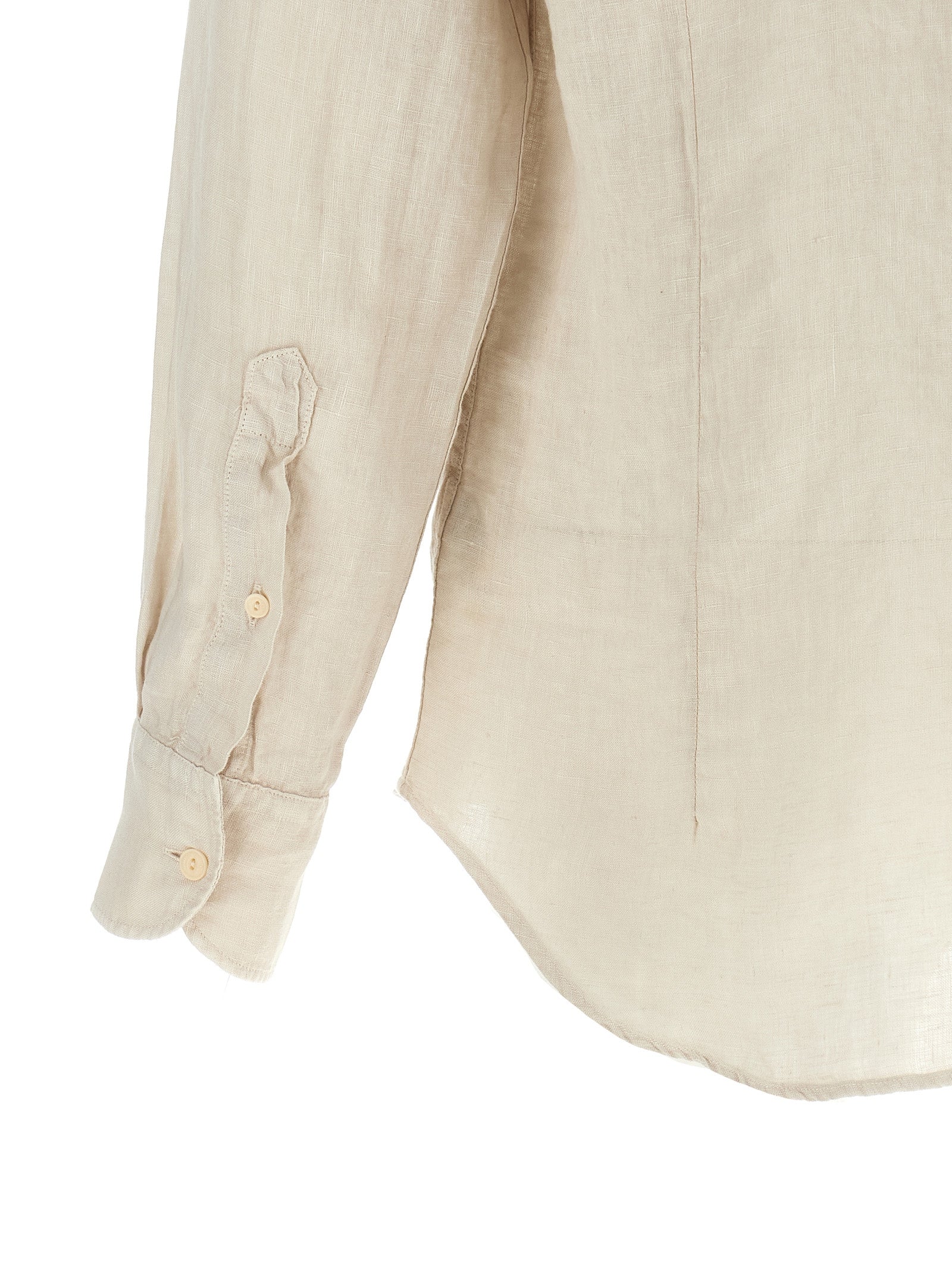 MC2 Saint Barth Beige Linen Blouse