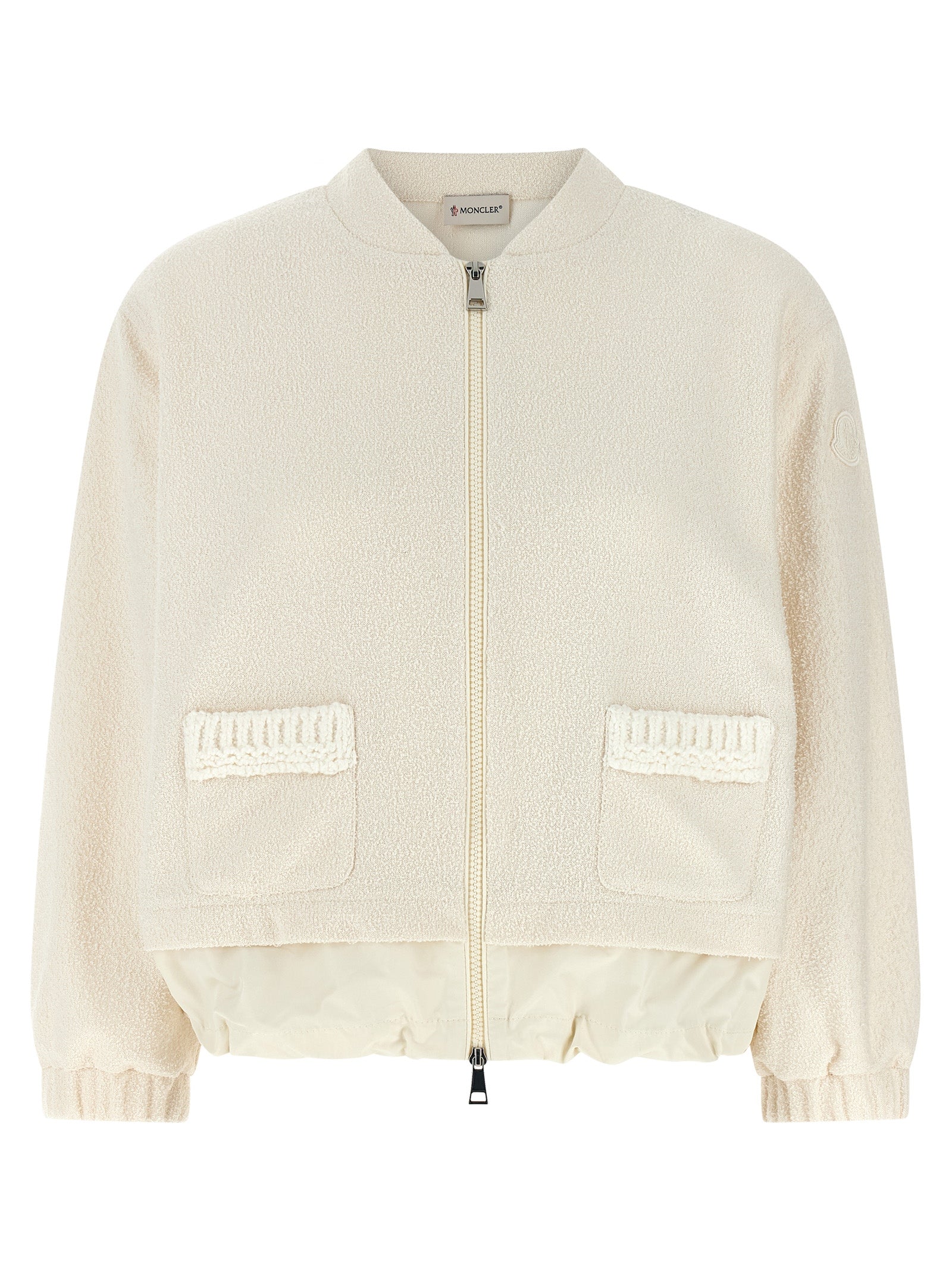 Moncler White Polyester Cardigan