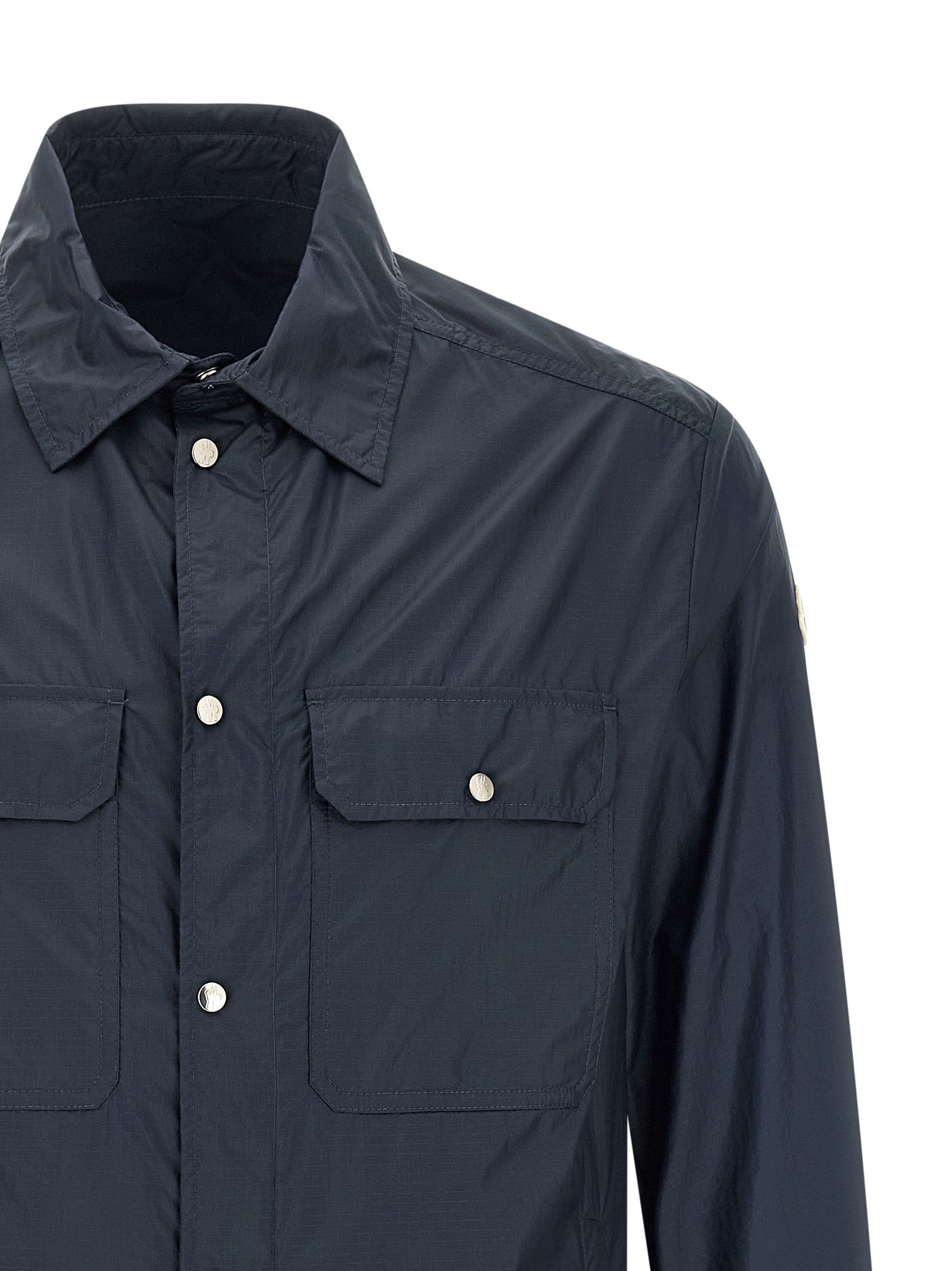 Moncler Blue Polyamide Blouse
