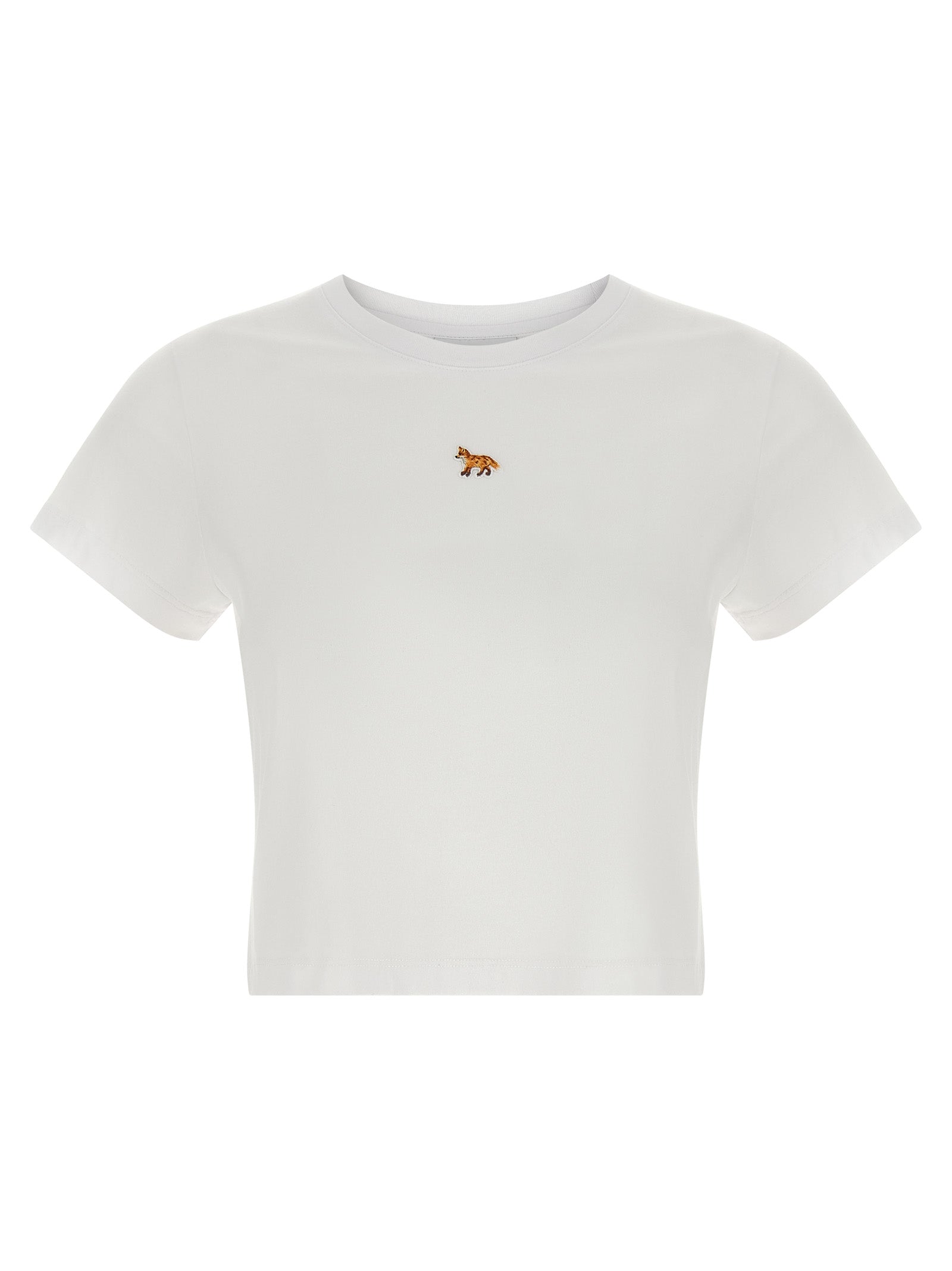 Maison Kitsuné White Cotton T-Shirt