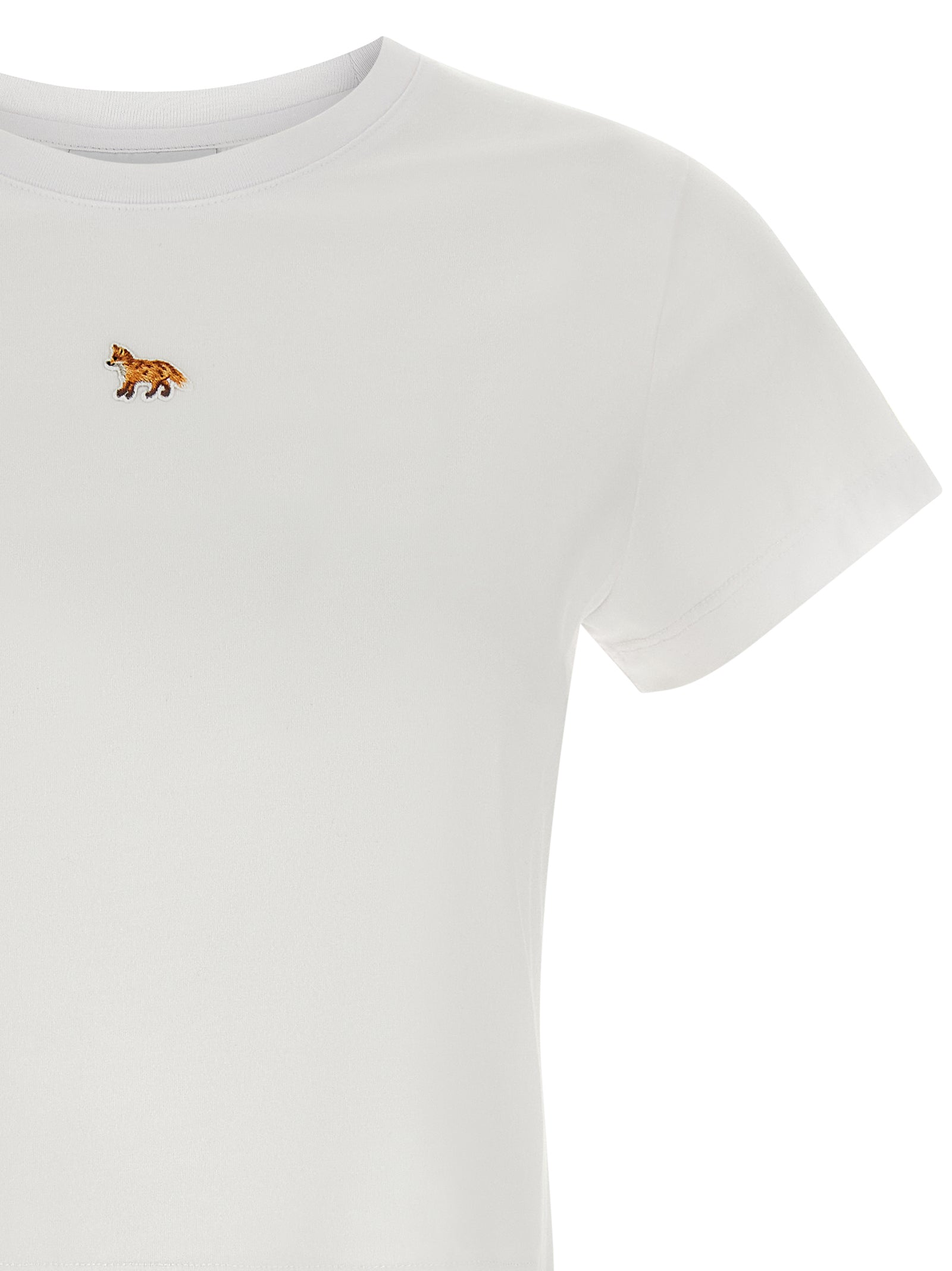 Maison Kitsuné White Cotton T-Shirt